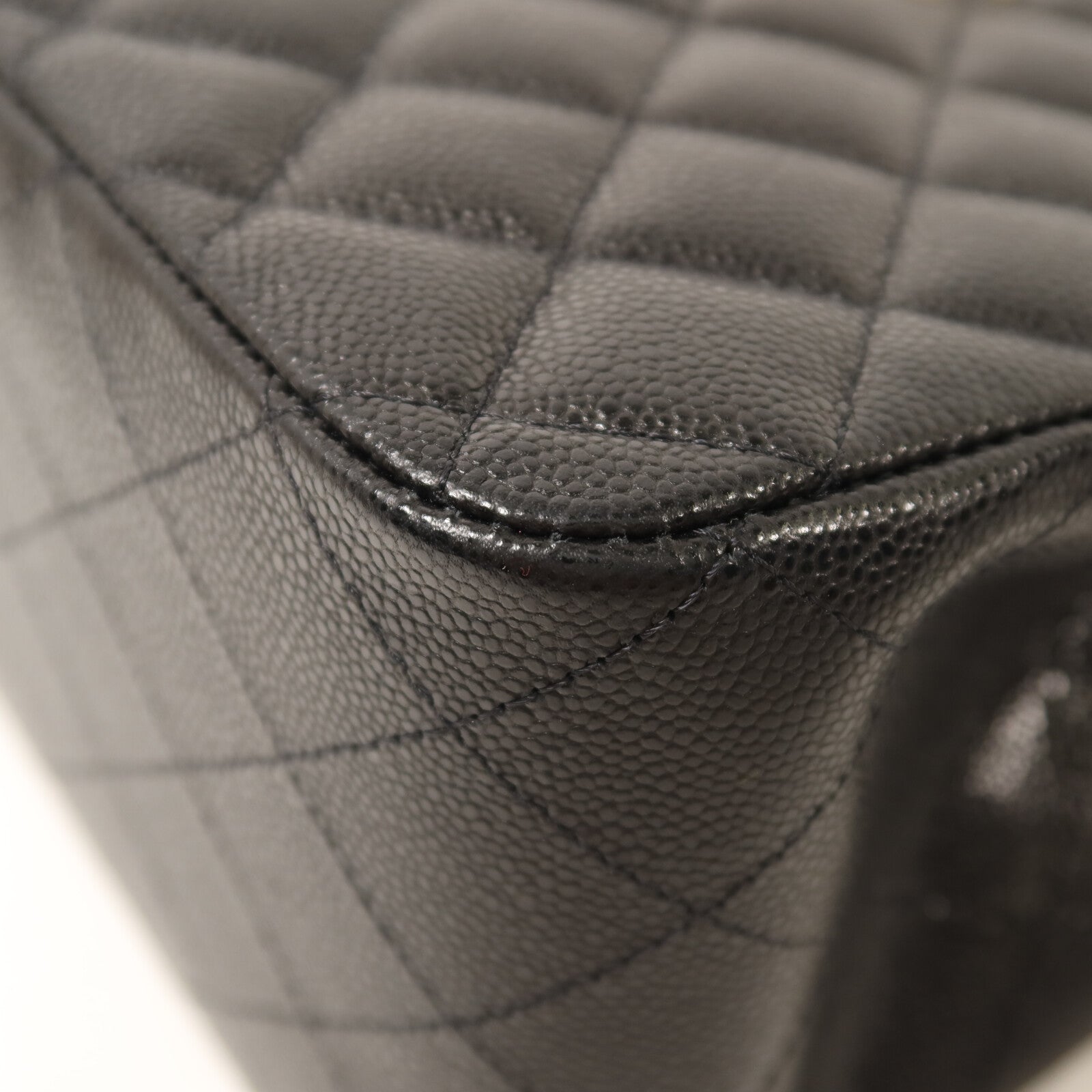 CHANEL 牛皮皮革Mini Tote金扣肩背袋