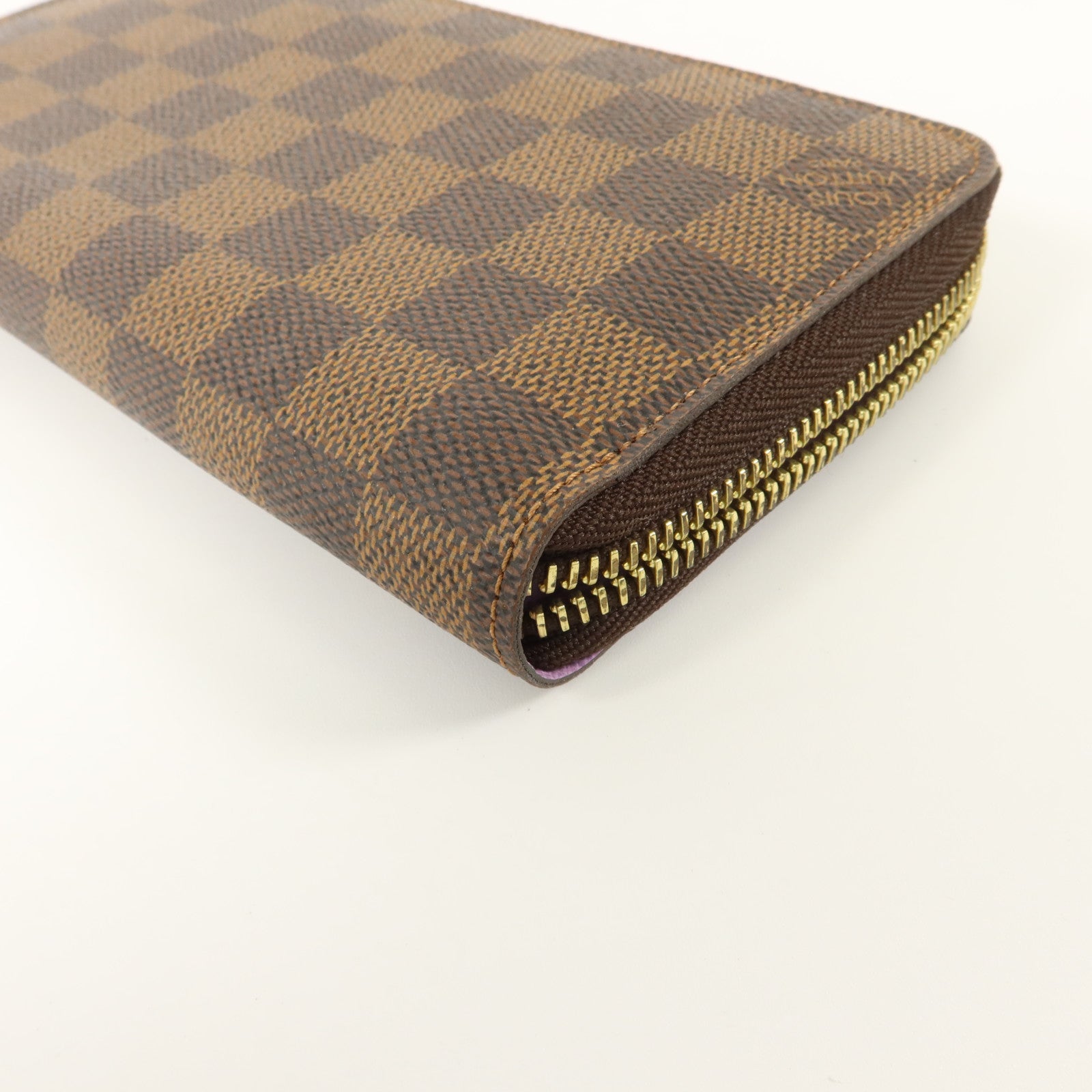 LOUIS VUITTON Damier Zippy金扣長錢包
