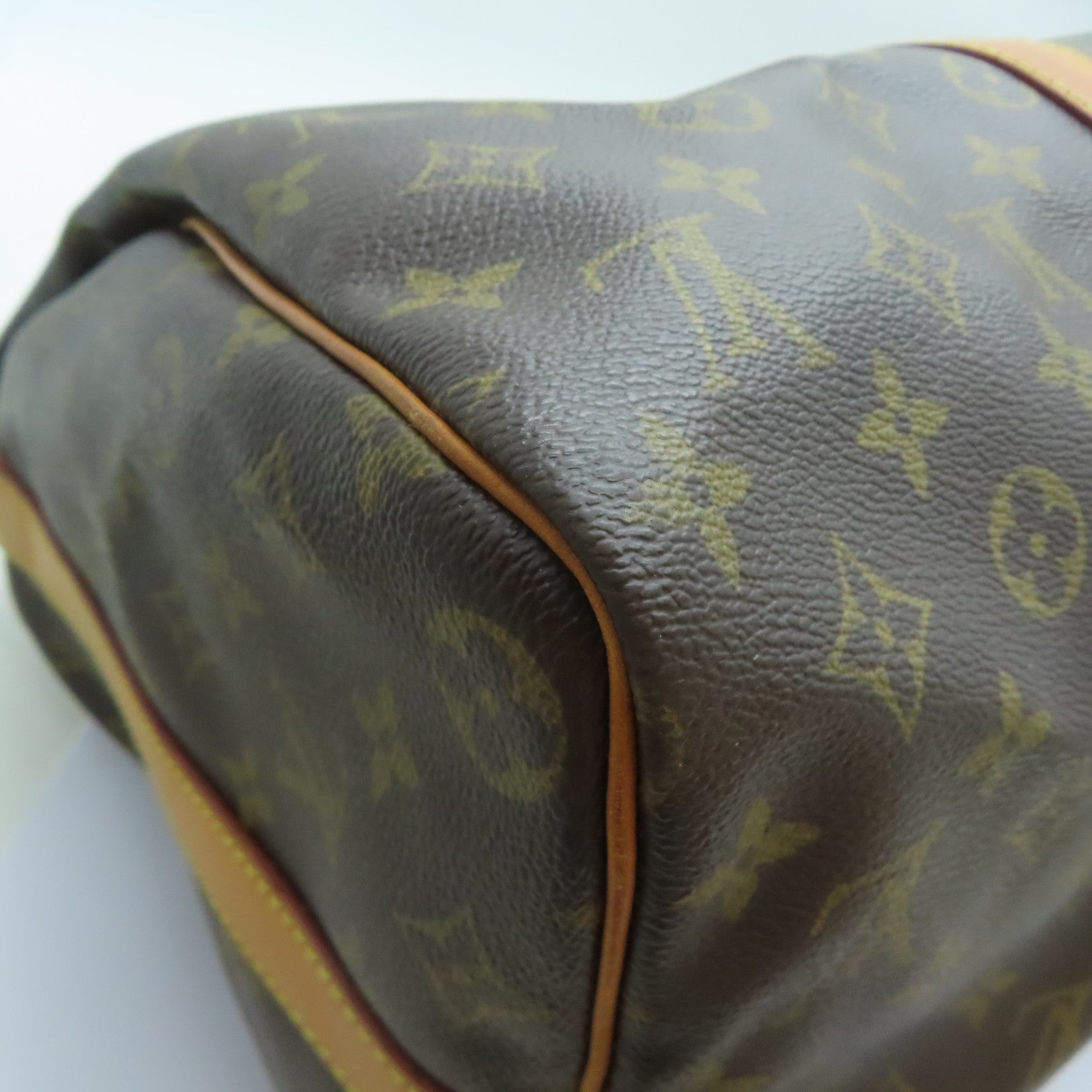 LOUIS VUITTON 【激減優惠】Monogram Keepall 45金扣手挽肩背兩用袋啡色