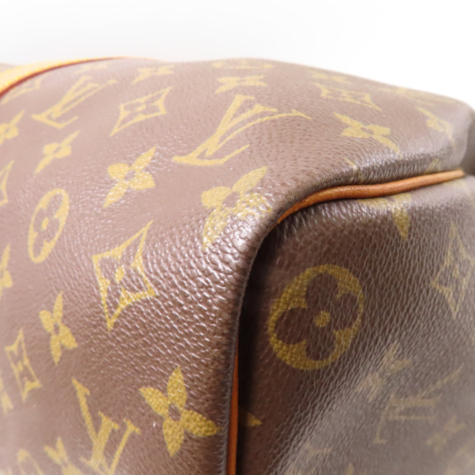 LOUIS VUITTON Monogram Keepall 45 Boston Bag金扣手挽袋啡色