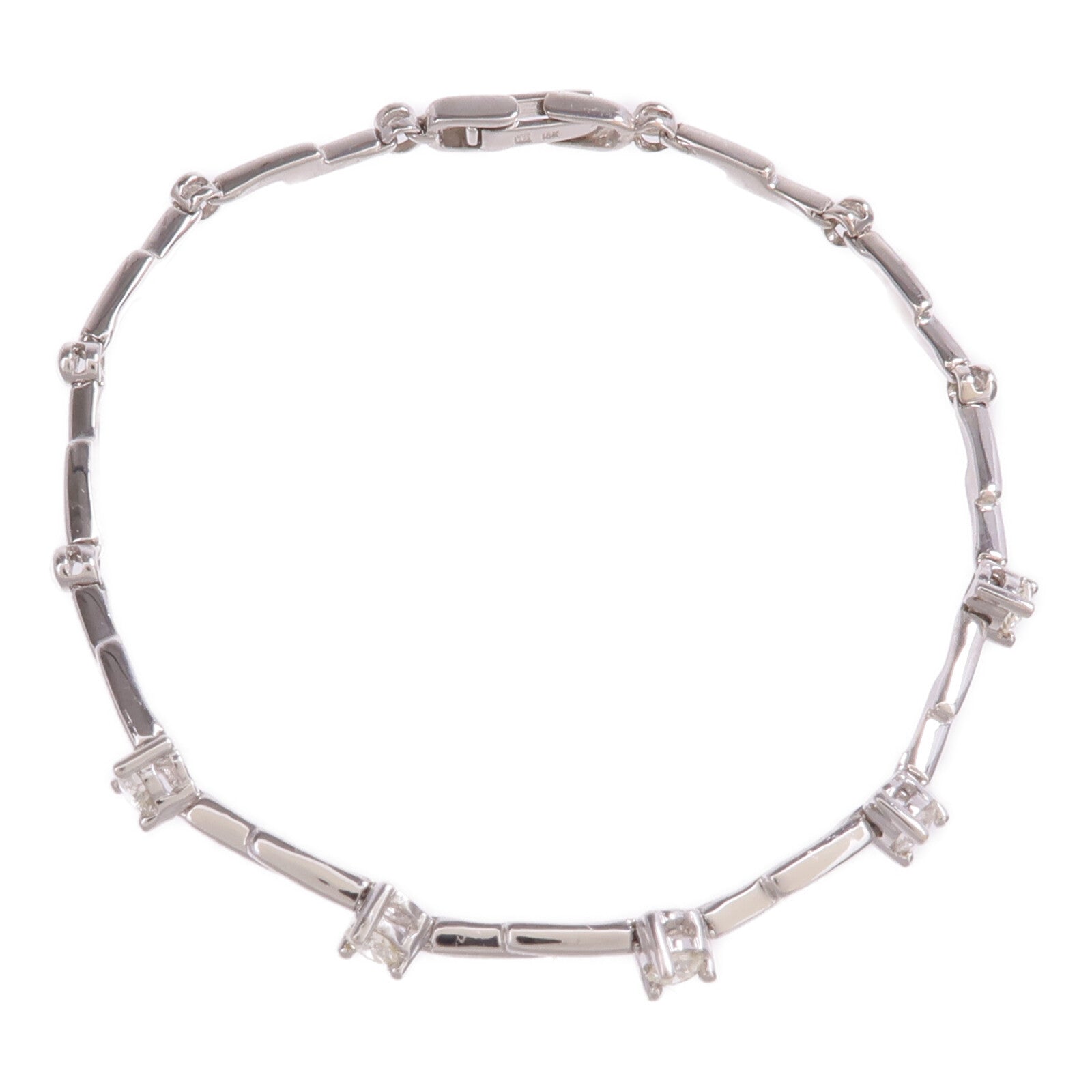 JEWELRY 18K白金Diamond Bracelet鑽石手鏈