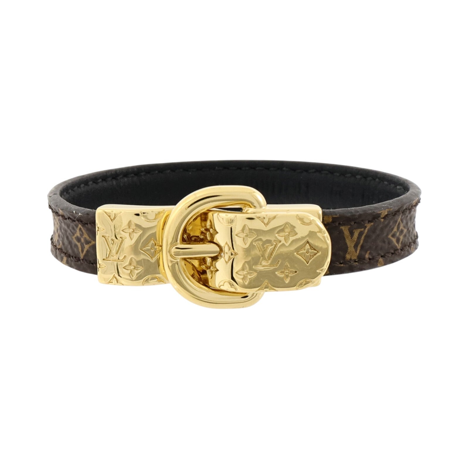 LOUIS VUITTON 皮革/金屬Fasten Your Bracelet手鏈