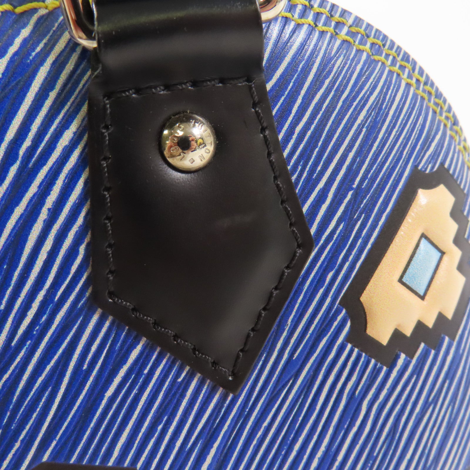 LOUIS VUITTON Epi Alma BB銀扣手挽肩背兩用袋