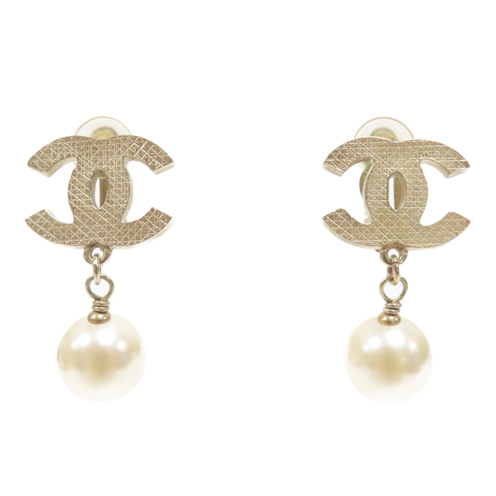 CHANEL 金屬Earrings耳環金色