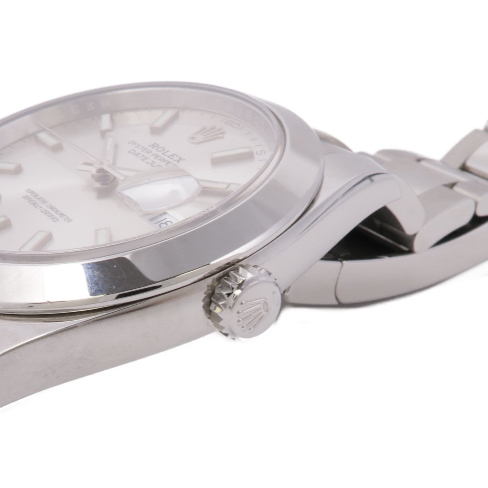 ROLEX Datejust 41mm 126300 Automatic Watch Stainless Steel Silver