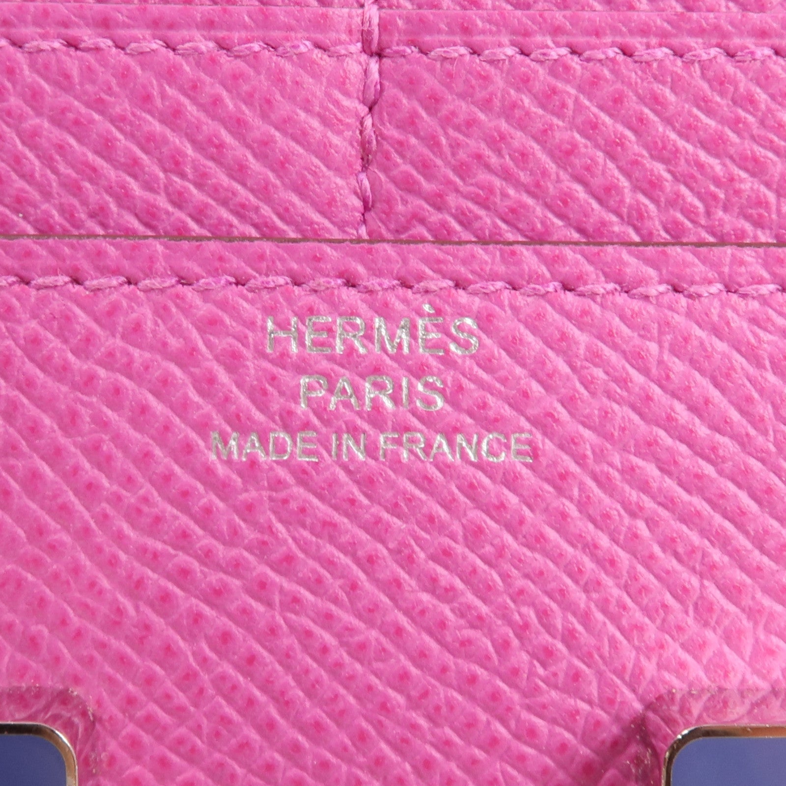 HERMES 【激減優惠】Epsom皮革Constance Slim Wallet錢包Magnolia
