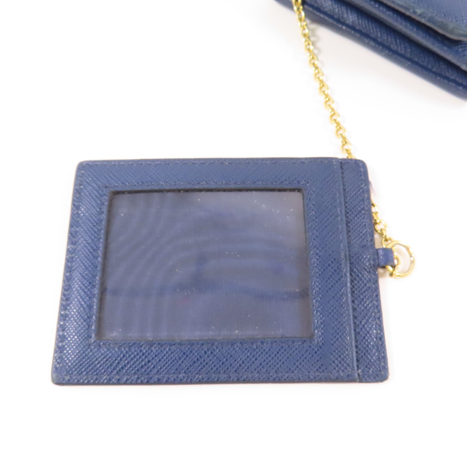 PRADA Saffiano皮革Long wallet金扣長錢包