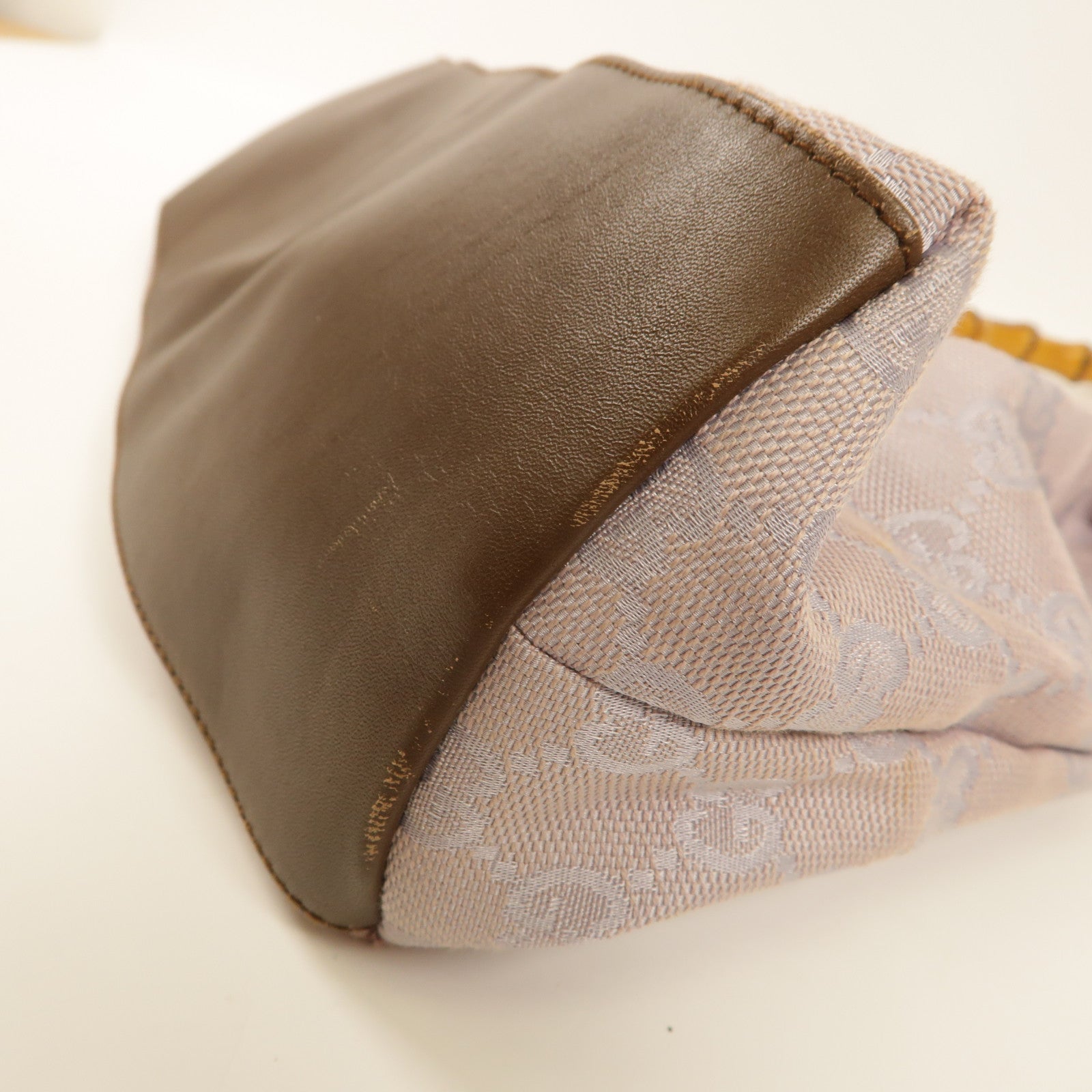 GUCCI 帆布Bamboo Bag肩背袋