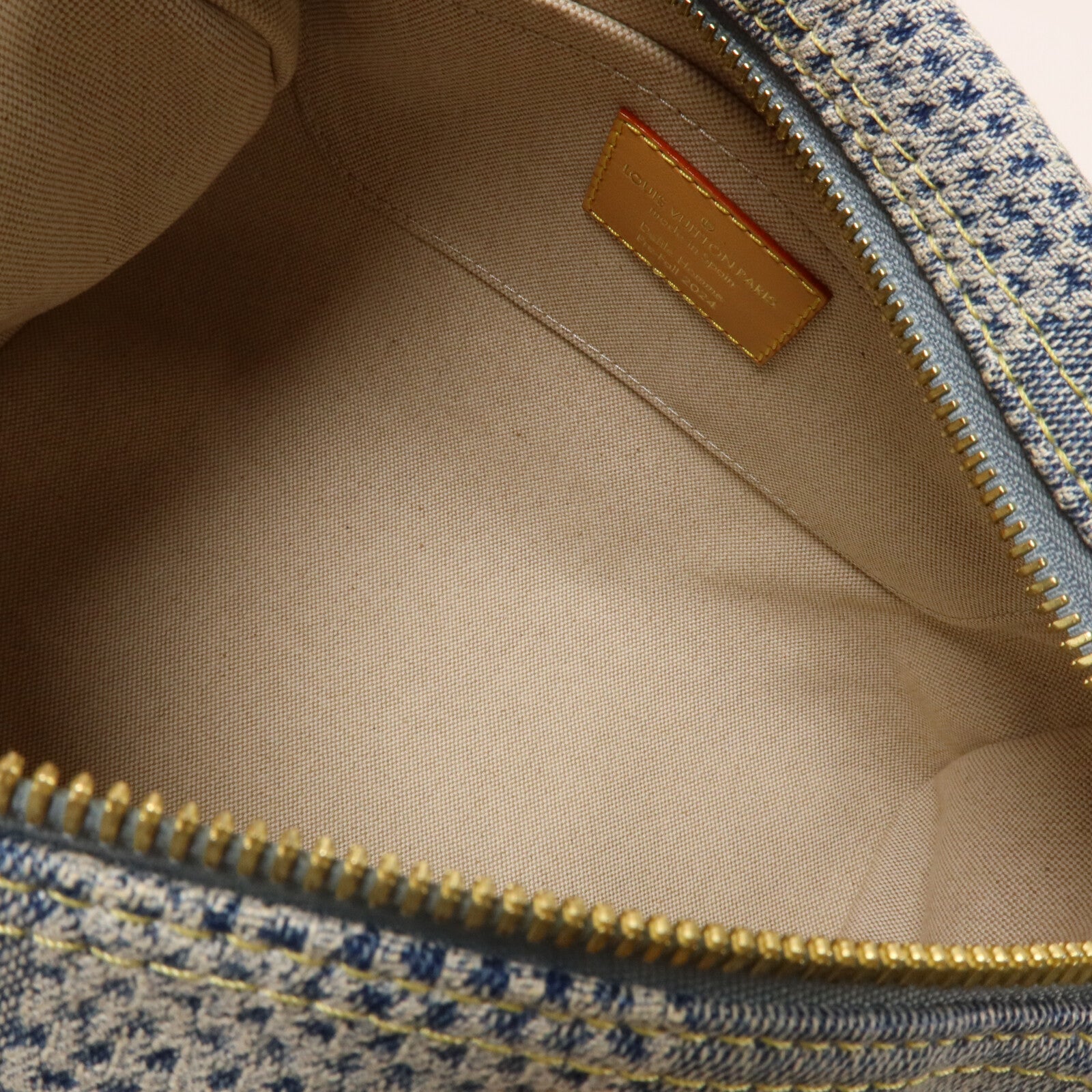 LOUIS VUITTON Damier Denim Speedy 25 Bandouliere手挽肩背兩用袋