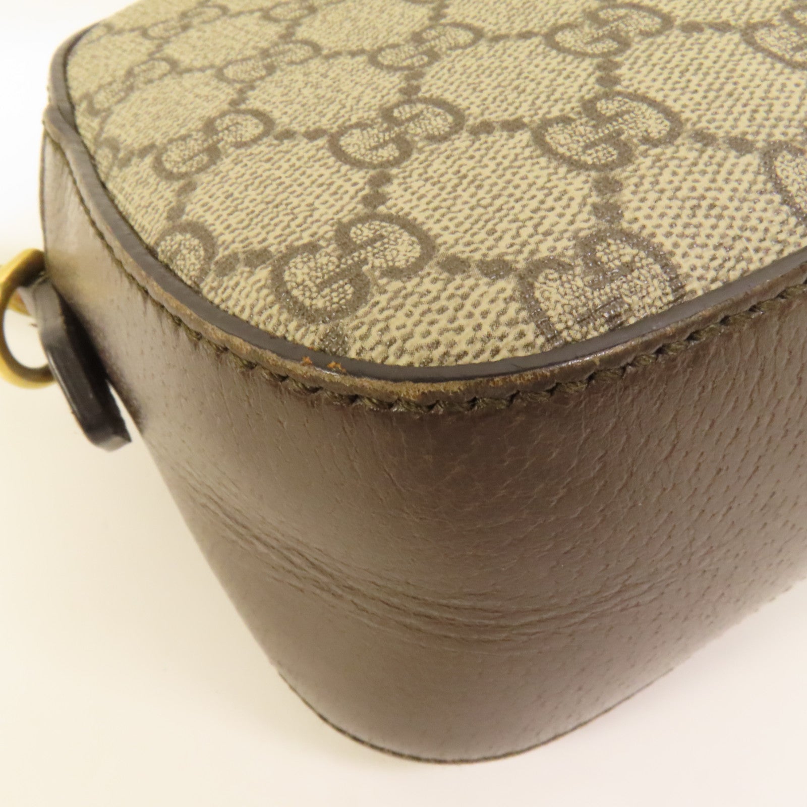 GUCCI 【激減優惠】塗層帆布Neo Vintage GG Supreme Shoulder Bag金扣肩背袋