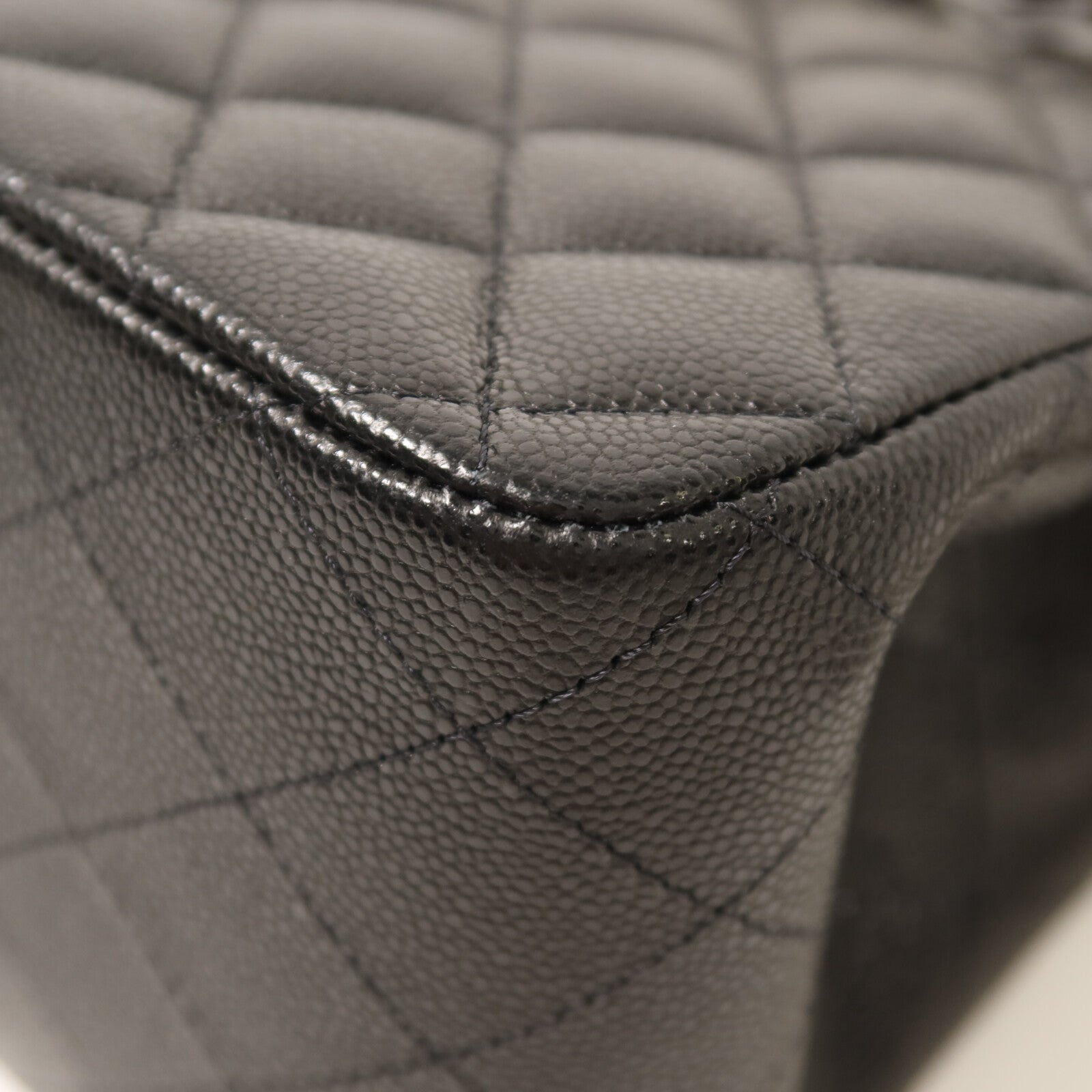 CHANEL 牛皮皮革Mini Tote金扣肩背袋
