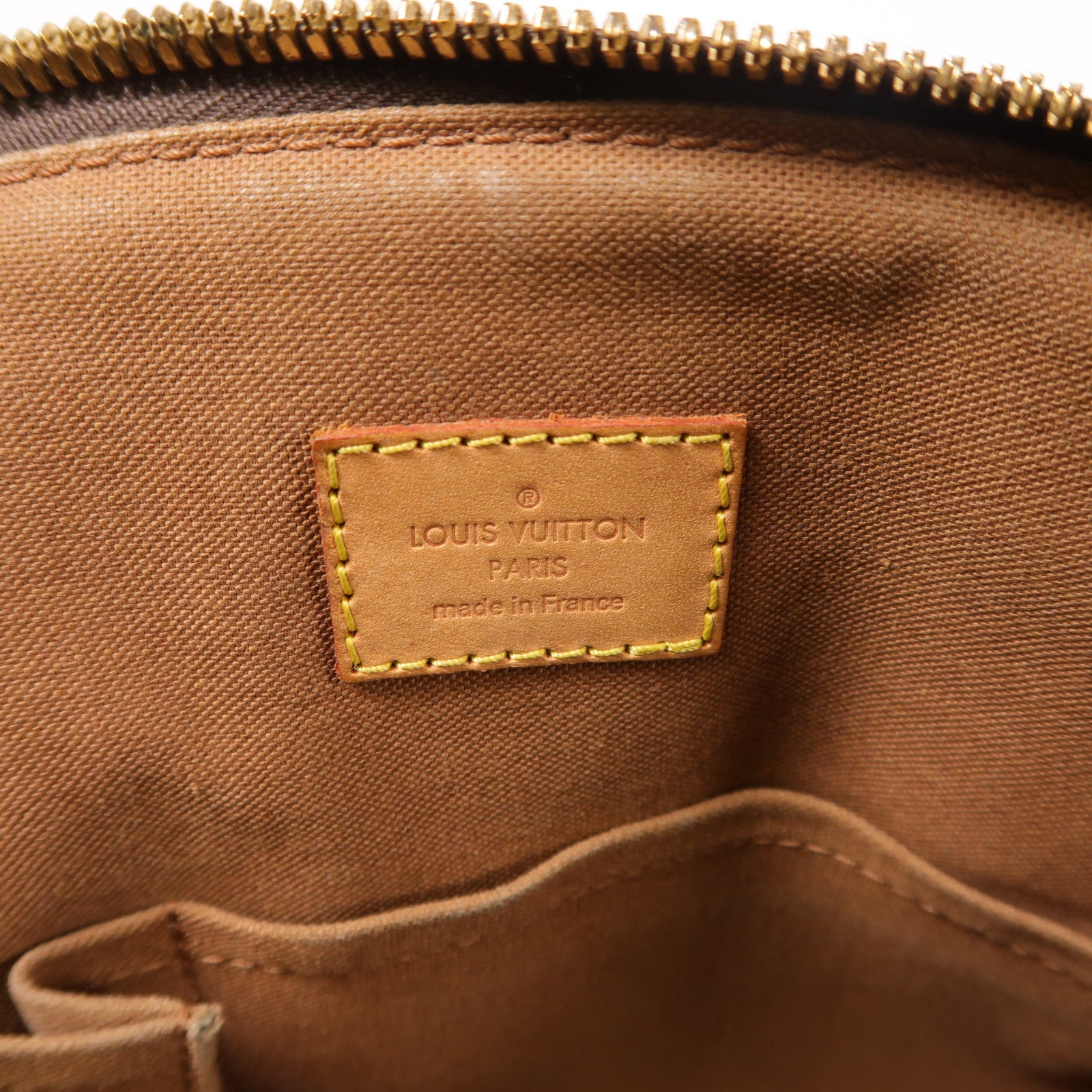 LOUIS VUITTON Monogram Tivoli GM金扣肩背袋棕色