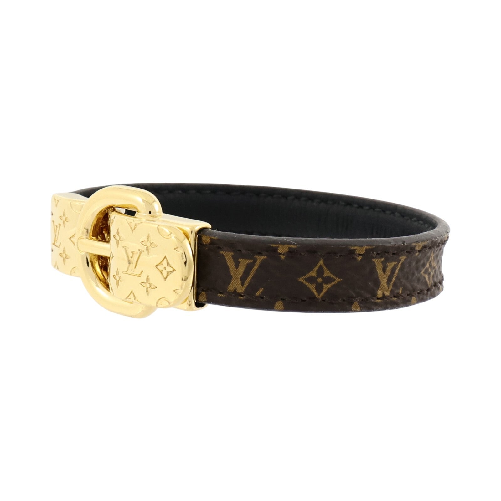 LOUIS VUITTON 皮革/金屬Fasten Your Bracelet手鏈