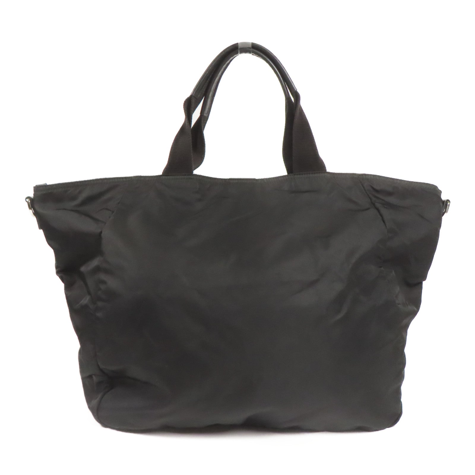 PRADA 尼龍Shoulder Bag銀扣肩背袋