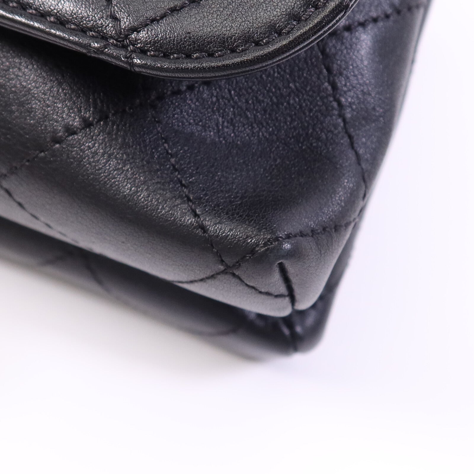 CHANEL 羊皮皮革Chain Shoulder Bag金扣鏈帶肩背袋