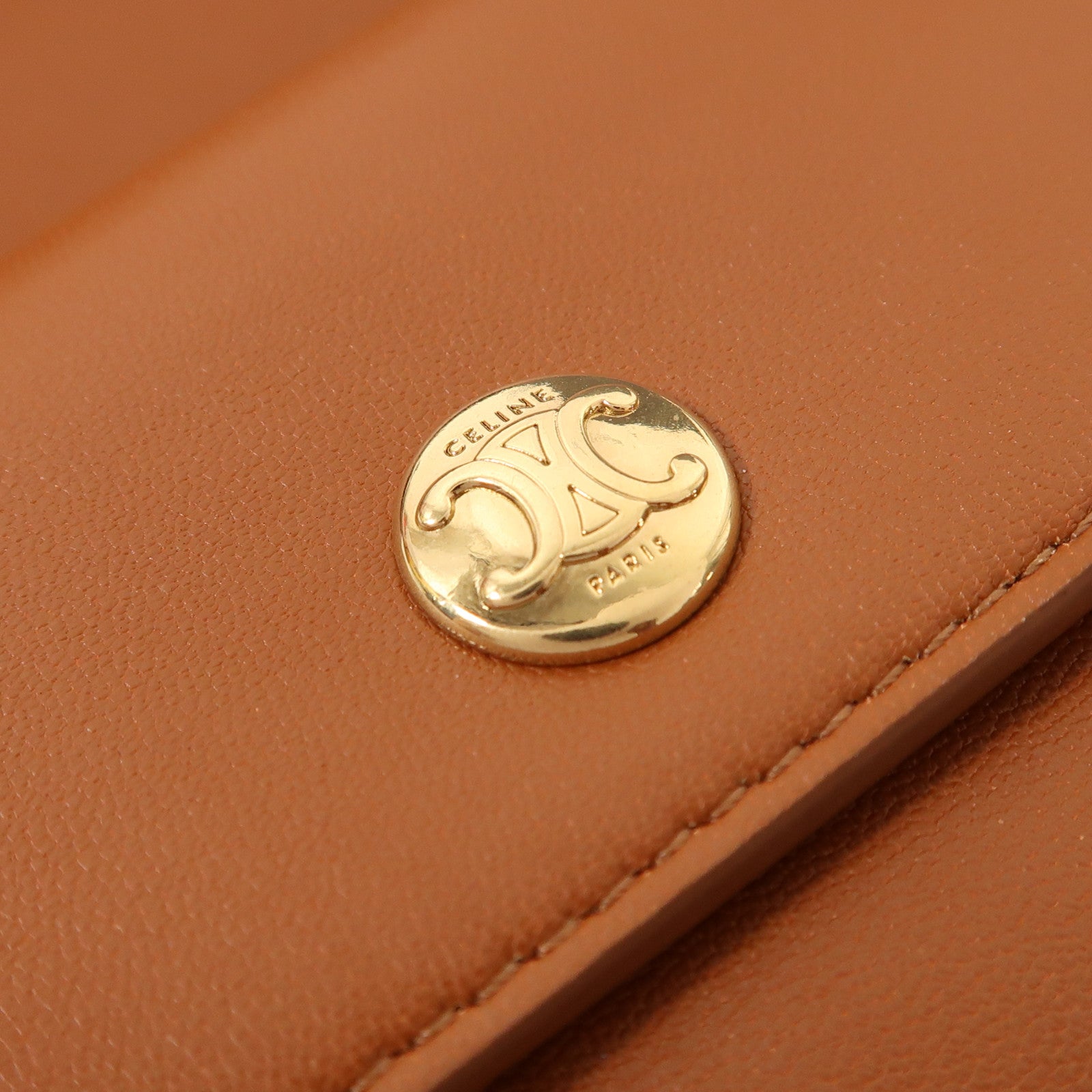 CELINE 塗層帆布Travel Kit金扣旅行組