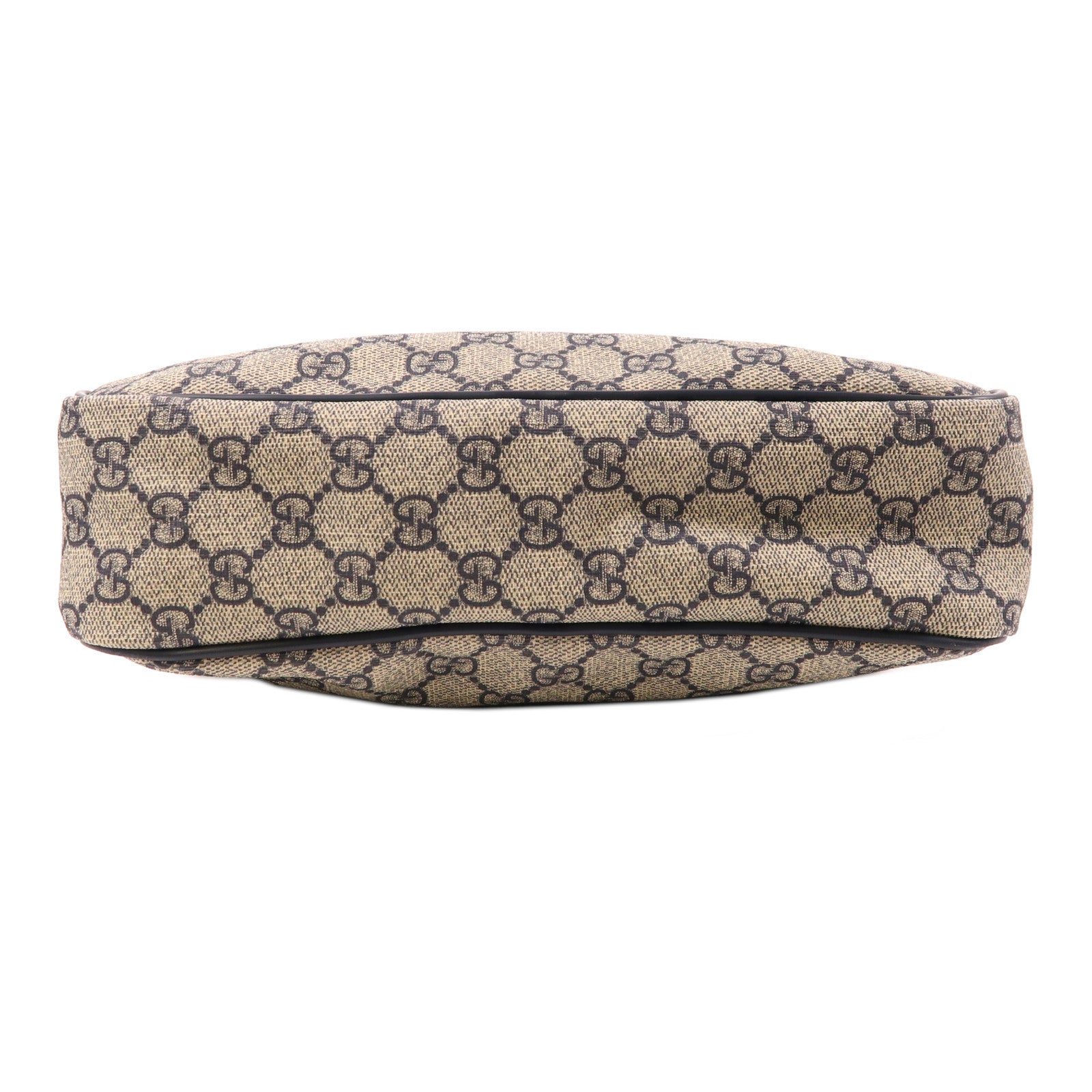 GUCCI 塗層帆布Shoulder Bag銀扣肩背袋