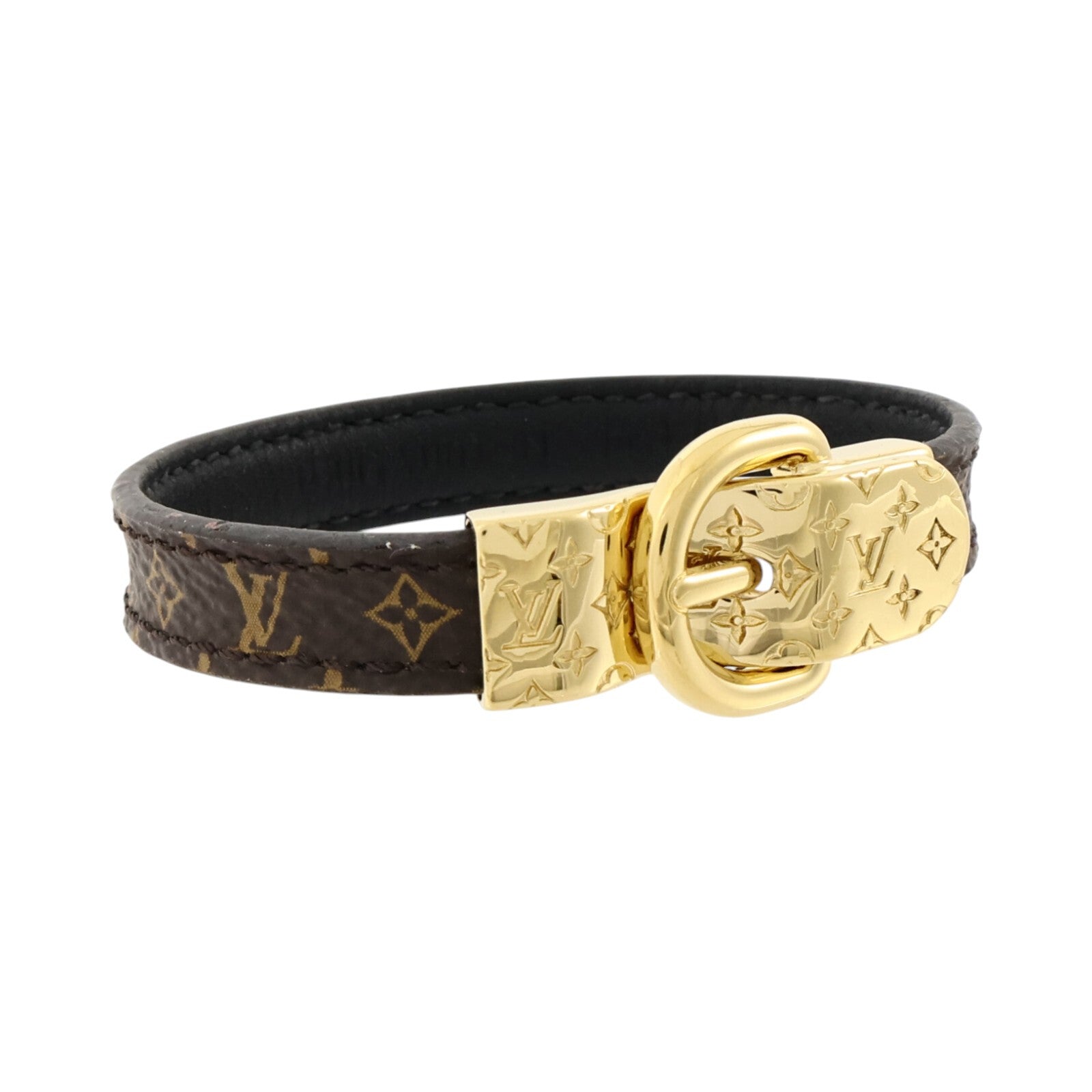 LOUIS VUITTON 皮革/金屬Fasten Your Bracelet手鏈