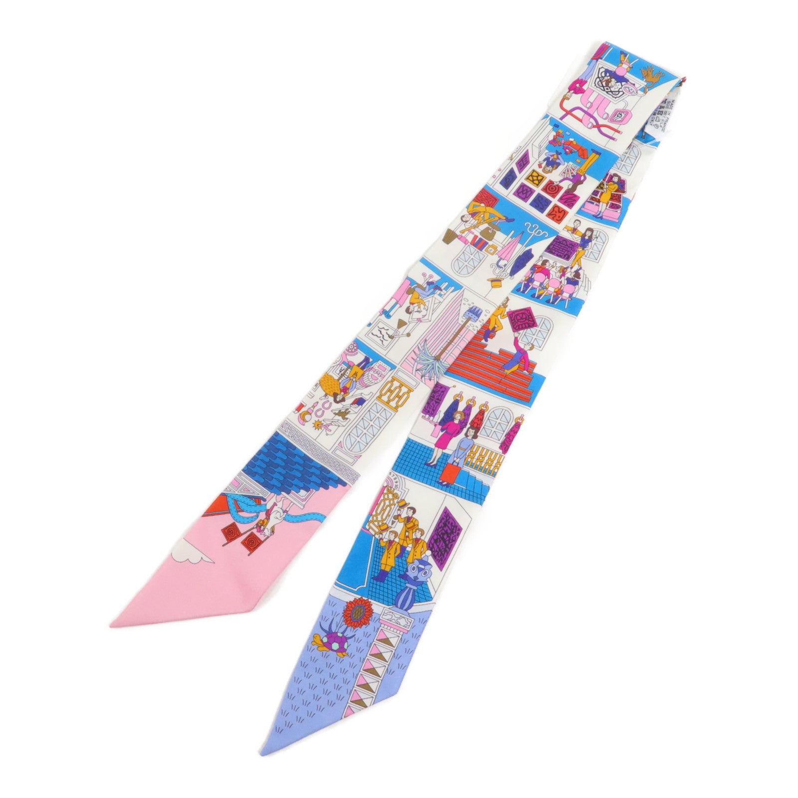 HERMES 絲質Twilly絲巾