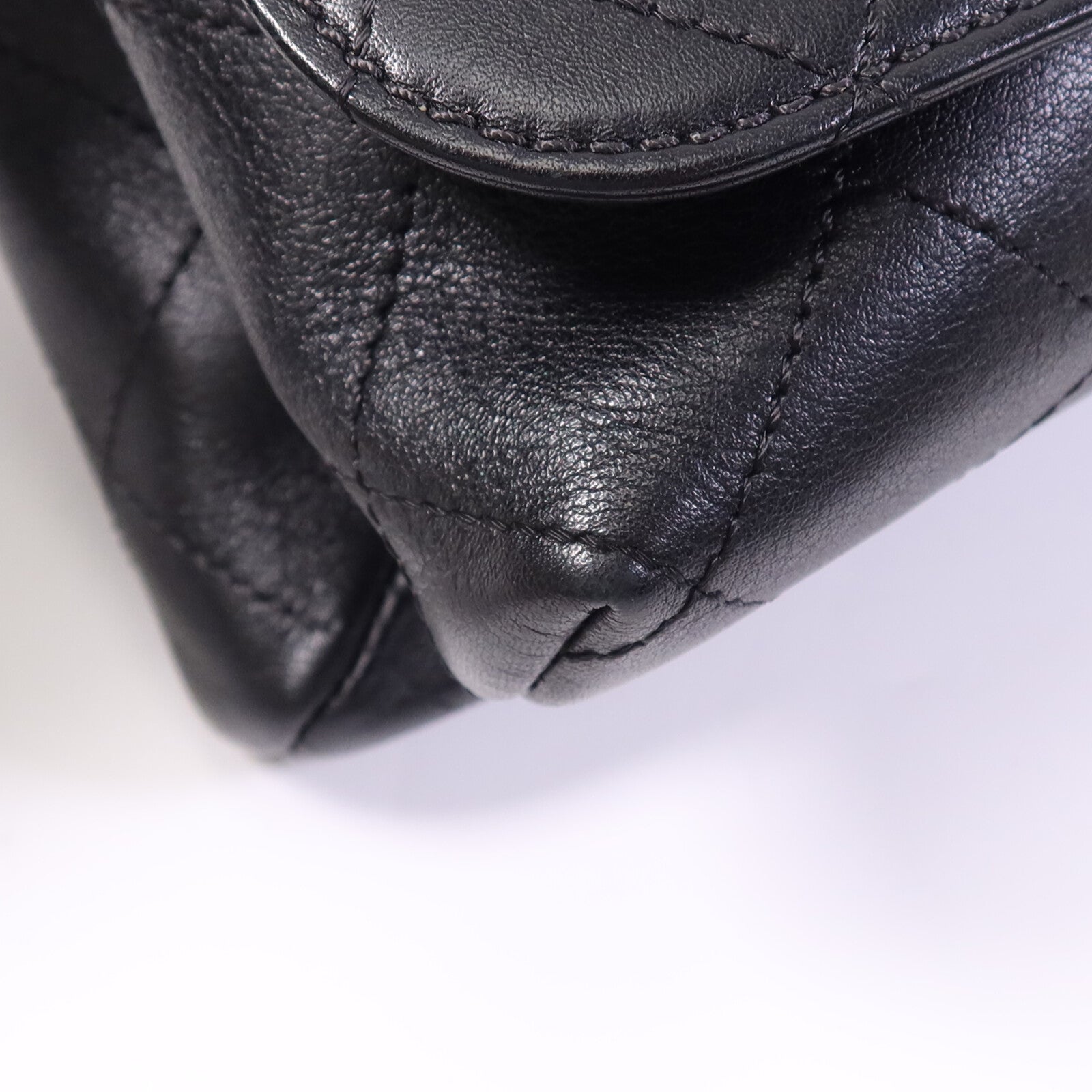 CHANEL 羊皮皮革Chain Shoulder Bag金扣鏈帶肩背袋