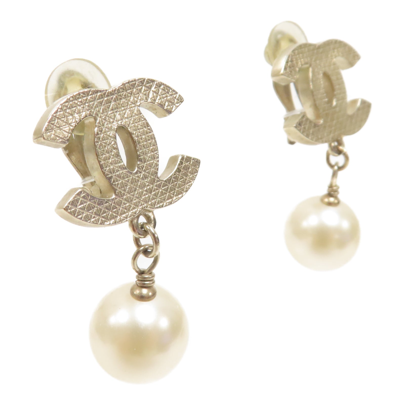 CHANEL 金屬Earrings耳環金色