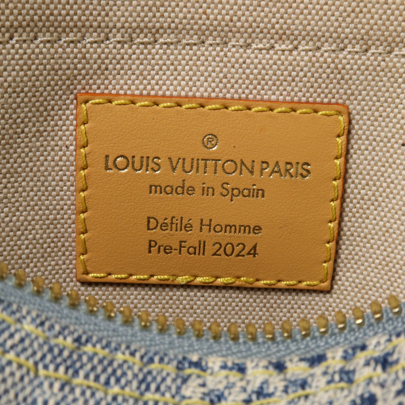 LOUIS VUITTON Damier Denim Speedy 25 Bandouliere手挽肩背兩用袋