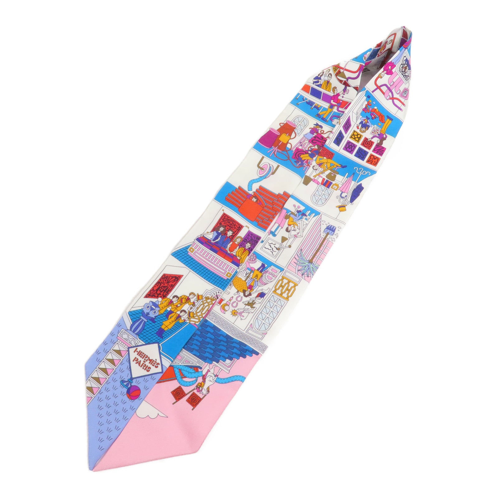 HERMES 絲質Twilly絲巾