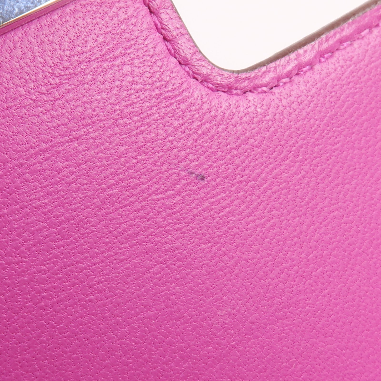 HERMES 【激減優惠】Epsom皮革Constance Slim Wallet錢包Magnolia