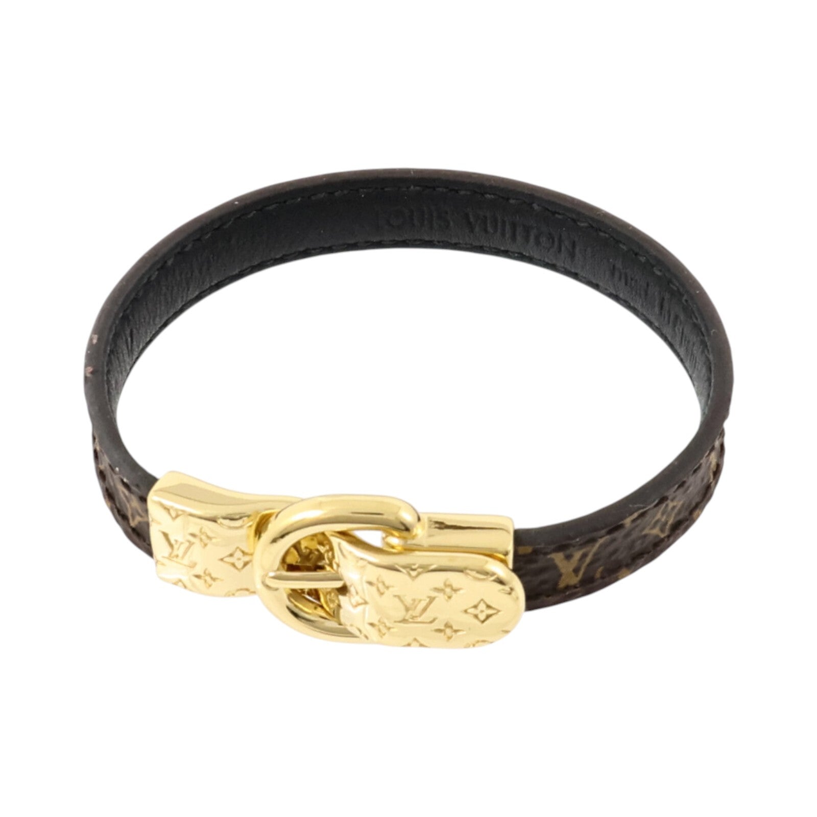 LOUIS VUITTON 皮革/金屬Fasten Your Bracelet手鏈