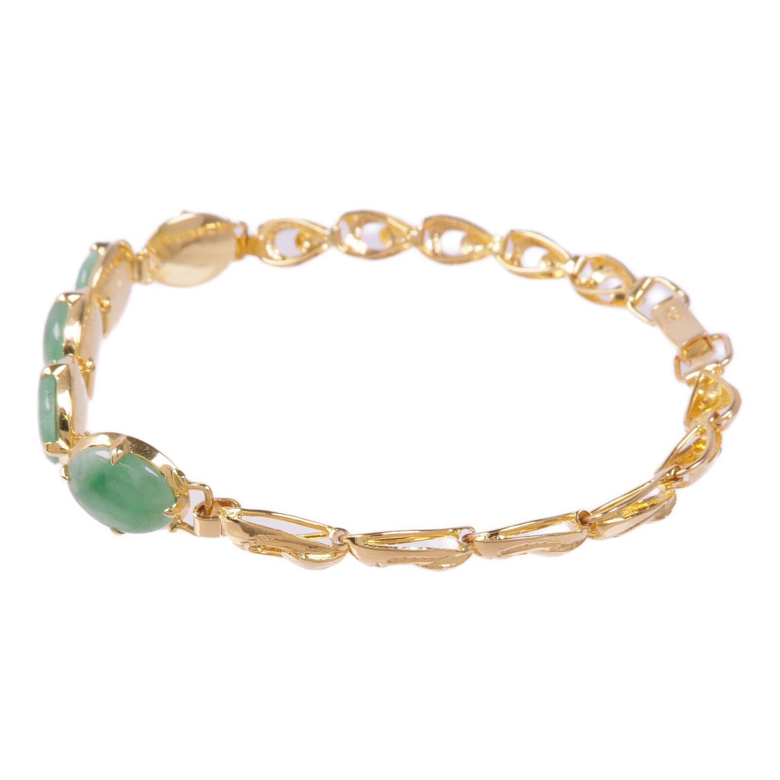JEWELRY 14K黃金Jade Bracelet翡翠手鏈