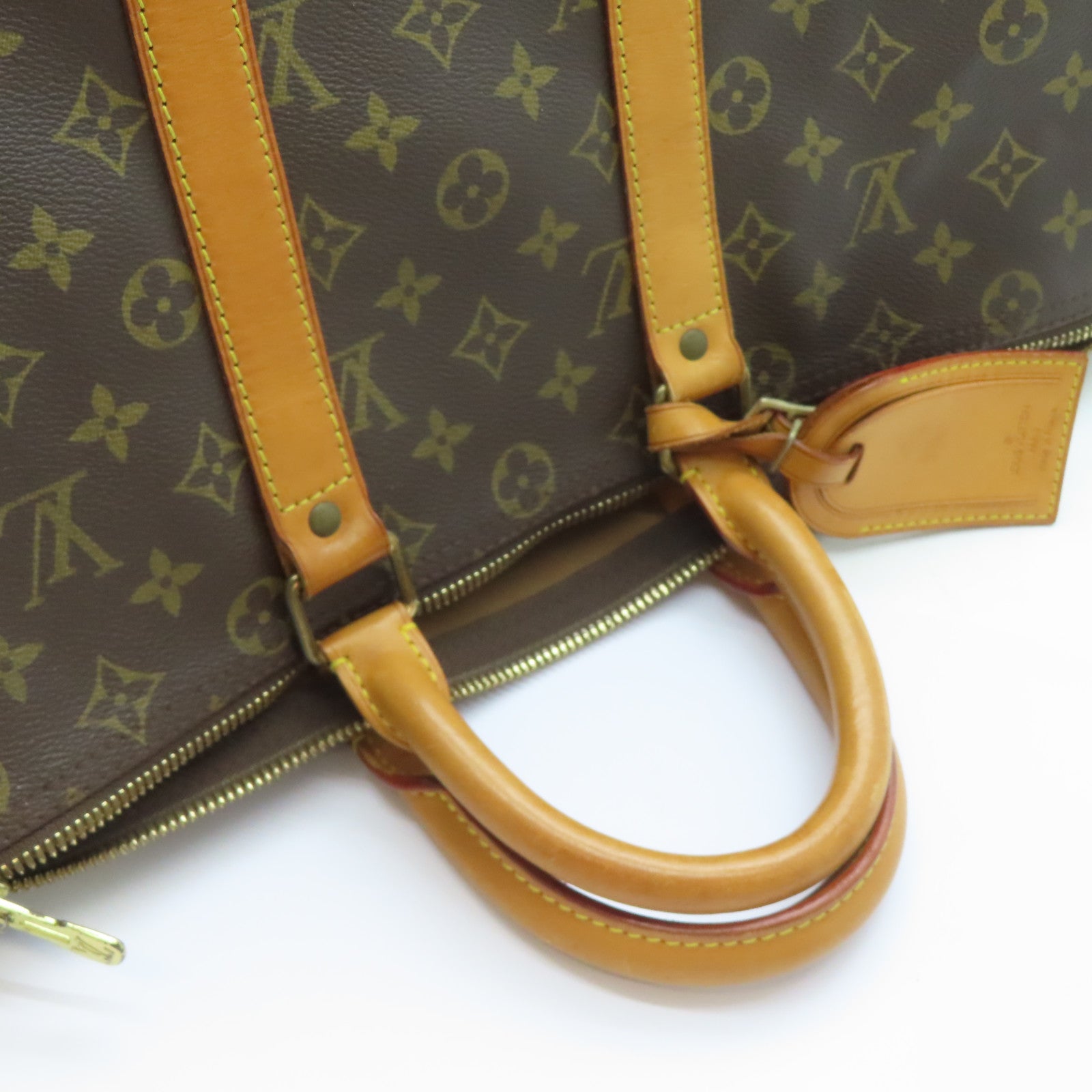 LOUIS VUITTON 【激減優惠】Monogram Keepall 45金扣手挽肩背兩用袋啡色