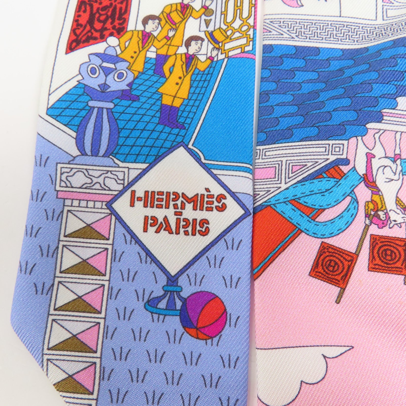 HERMES 絲質Twilly絲巾