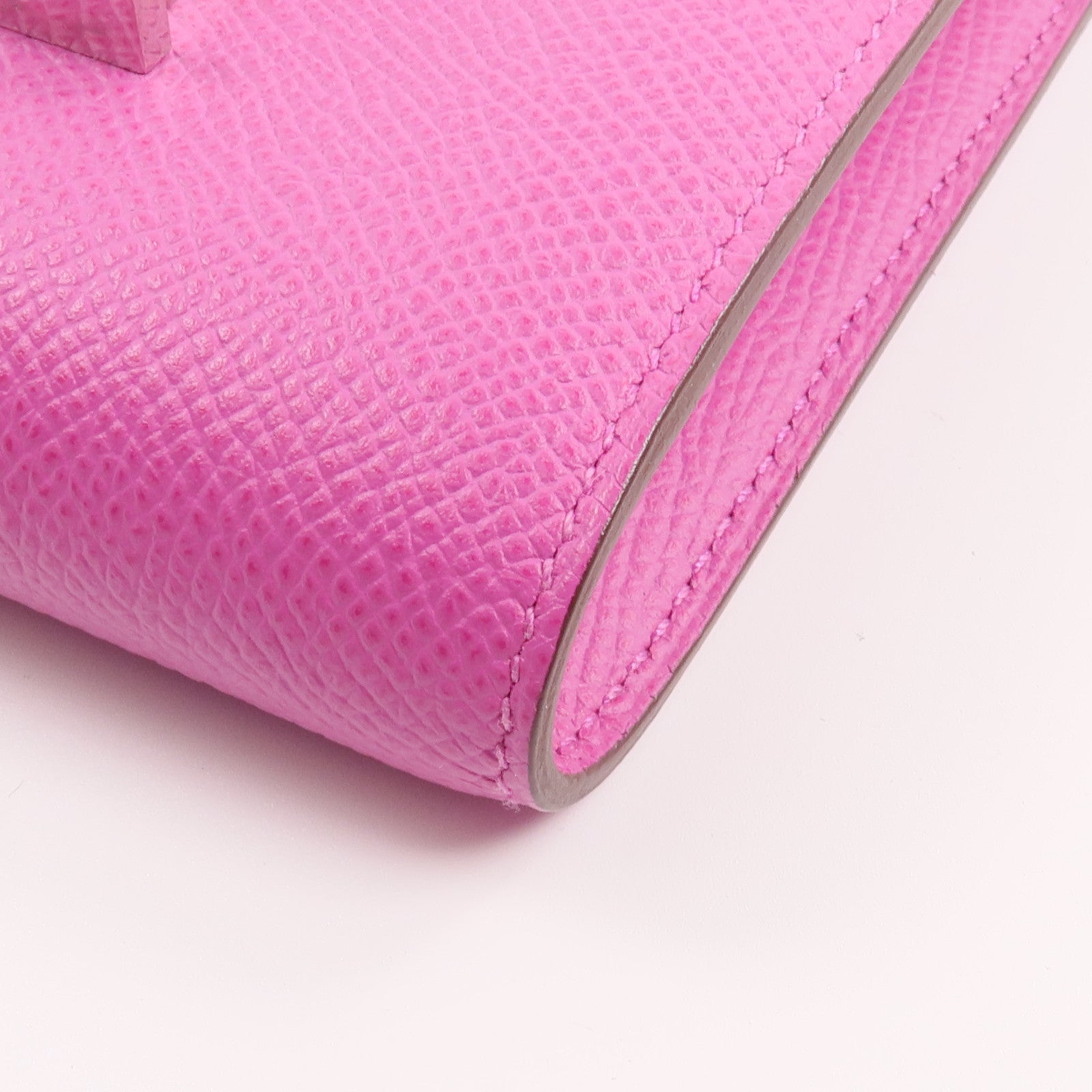 HERMES 【激減優惠】Epsom皮革Constance Slim Wallet錢包Magnolia