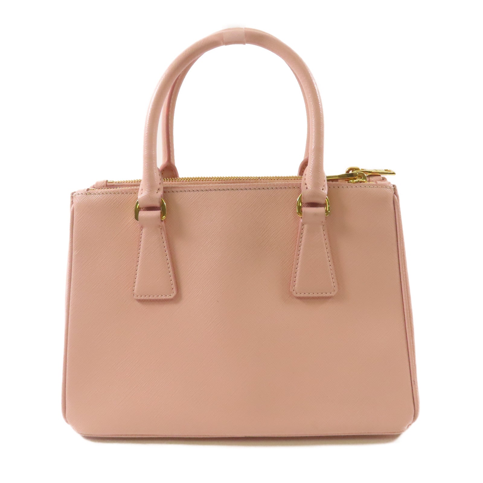 PRADA 牛皮皮革2 way Shoulder金扣手挽肩背兩用袋
