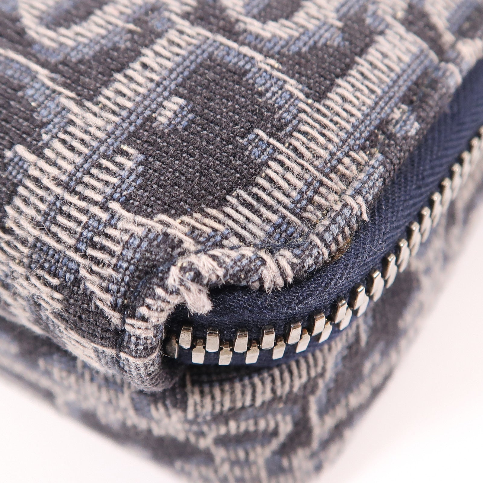 Dior 帆布Shoulder Bag銀扣肩背袋