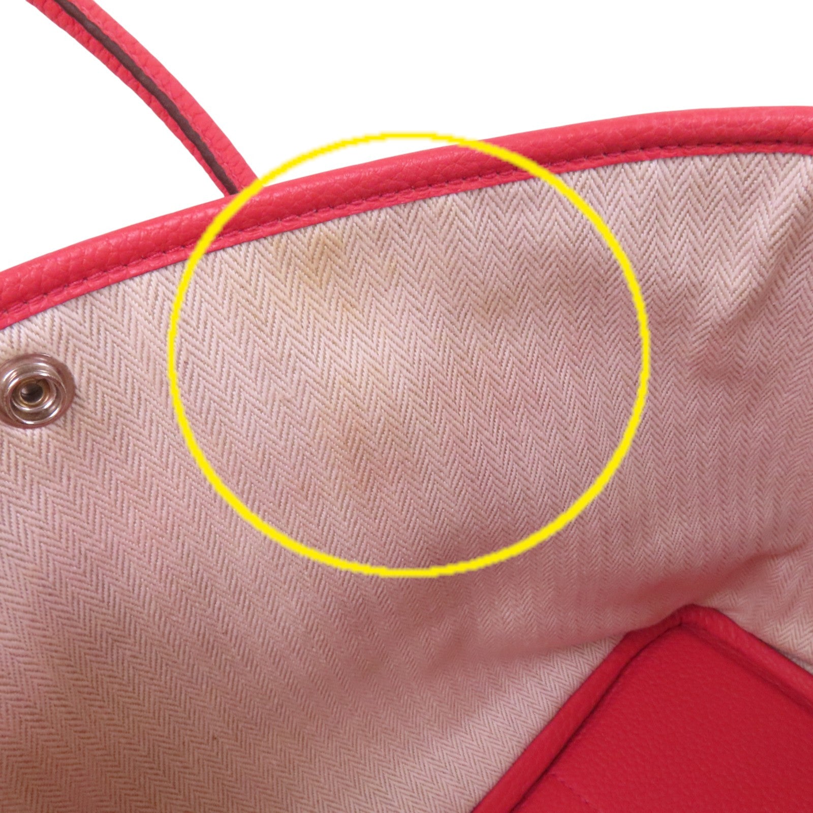 HERMES Negonda皮革Garden Party TPM銀扣手挽袋