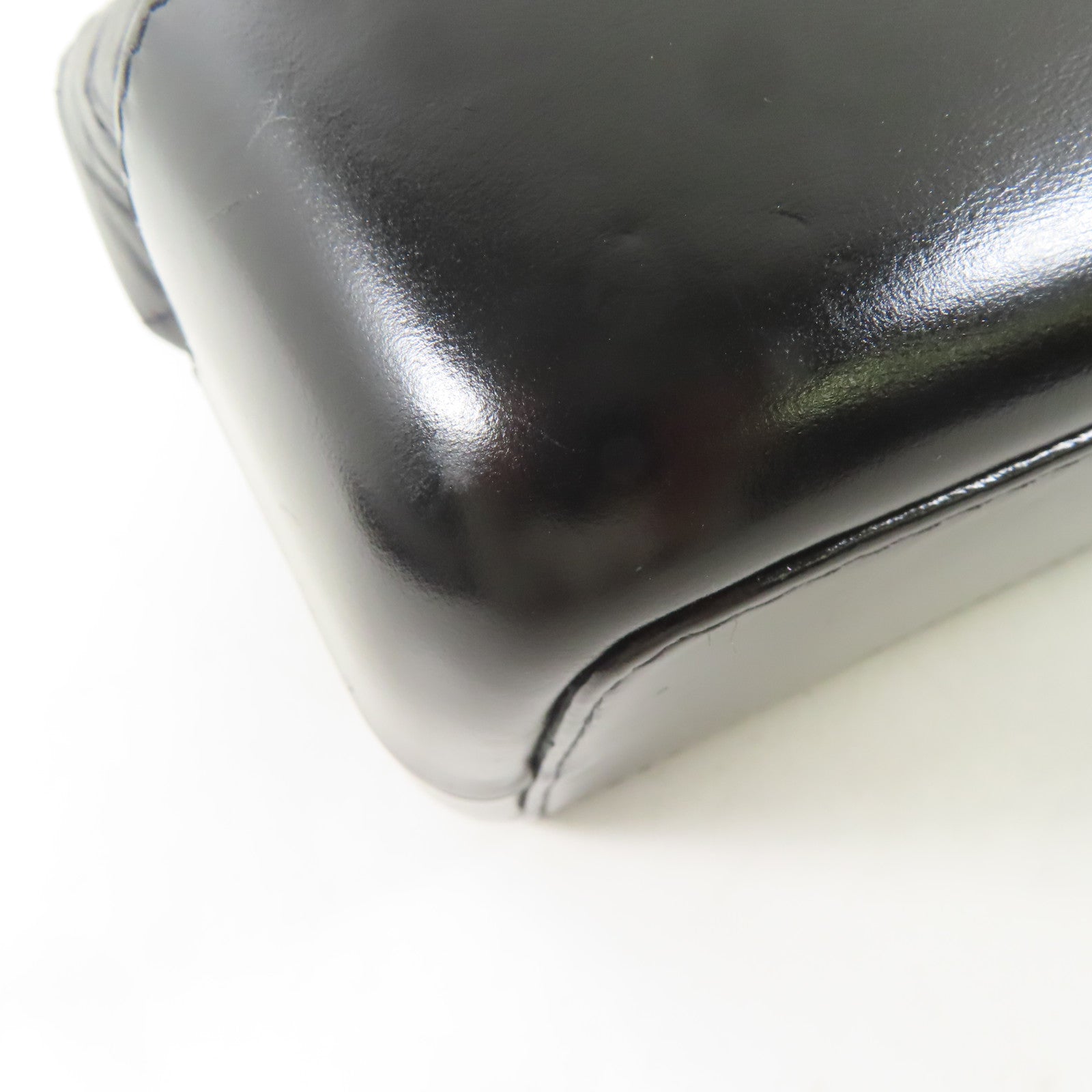 CHANEL 羊皮皮革Gabrielle Backpack銀扣/金扣鏈帶背包黑色