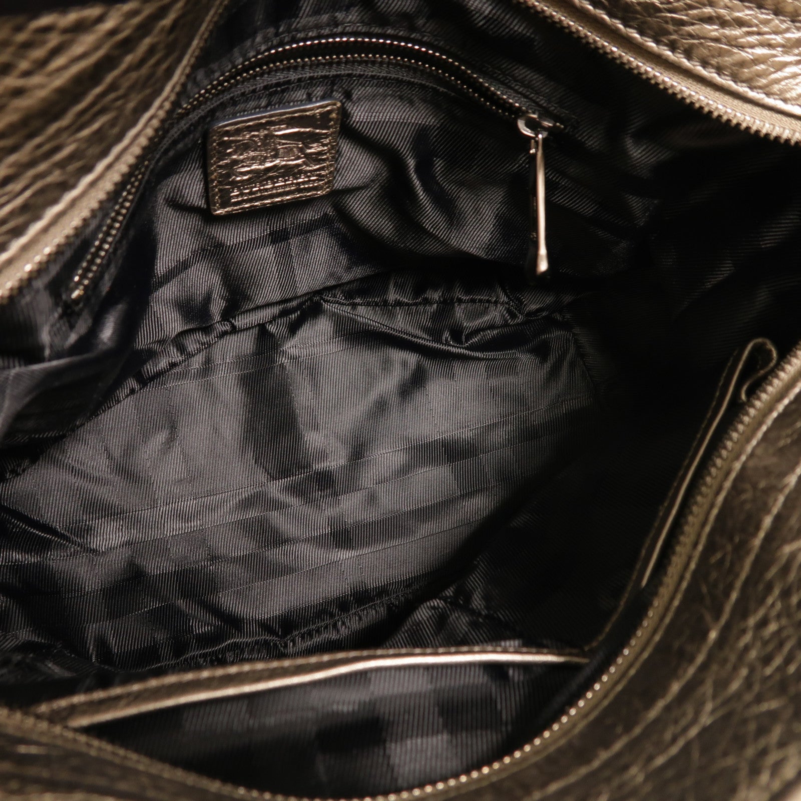 BURBERRY 帆布Beat Check Lowry Tote手挽肩背兩用袋