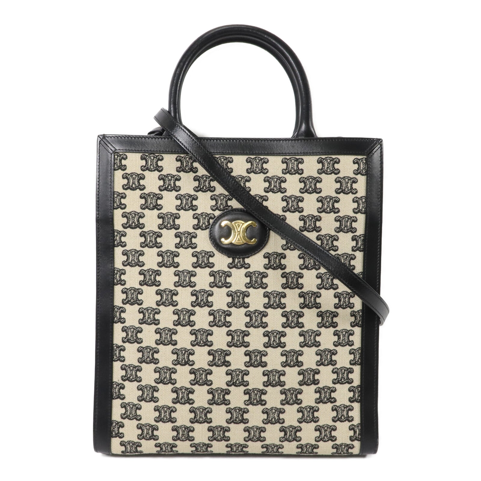 CELINE 帆布Small Vertical Cabas手挽肩背兩用袋