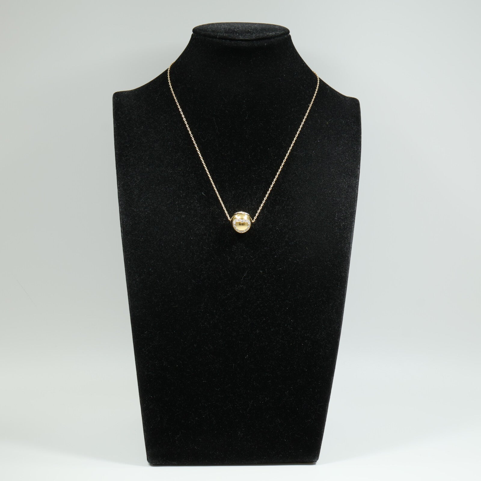 Chopard 18K黃金Happy Diamonds Ball Pendant Nacklace項鍊