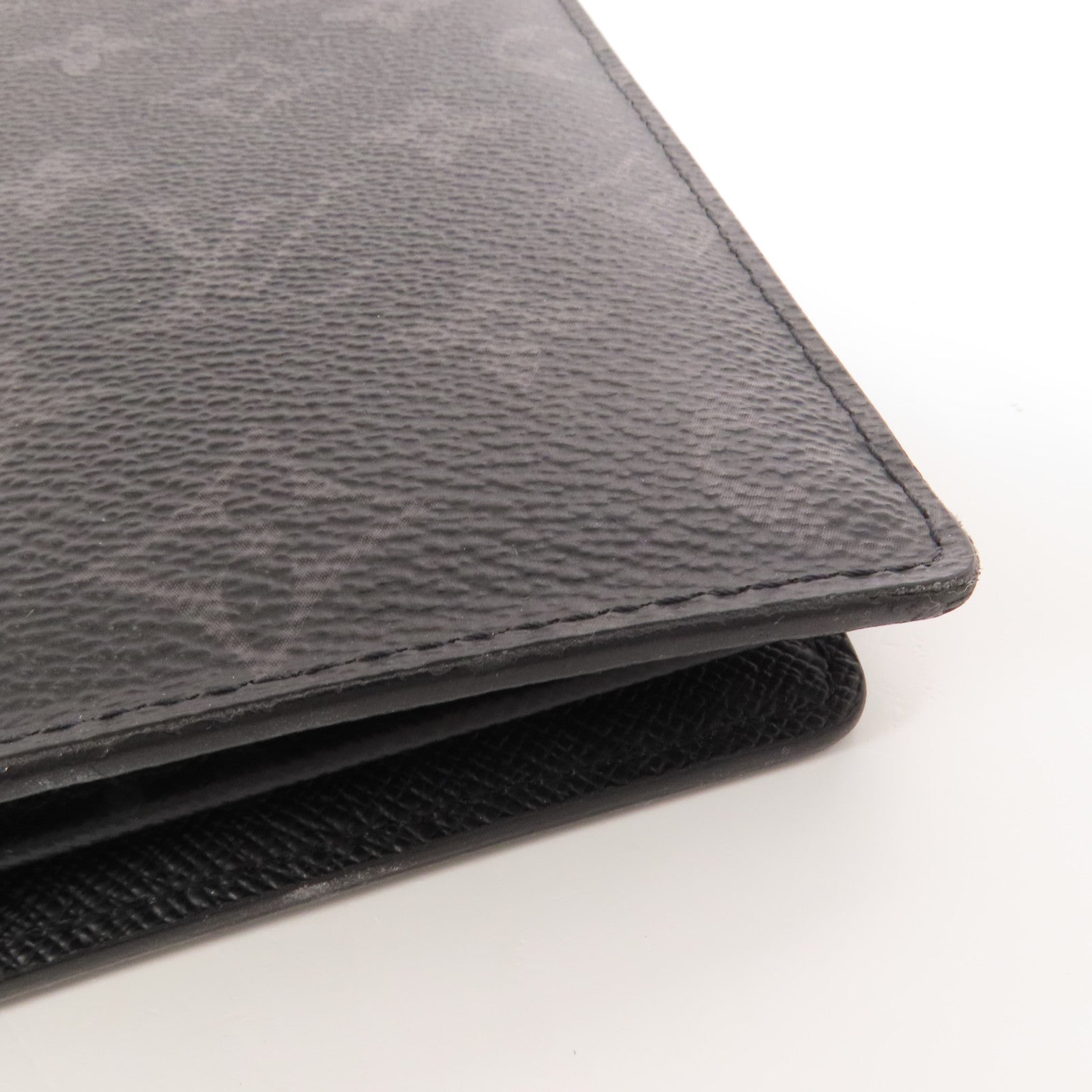 LOUIS VUITTON LV SHW Brazza Bifold Wallet M61697 Monogram Eclipse Black