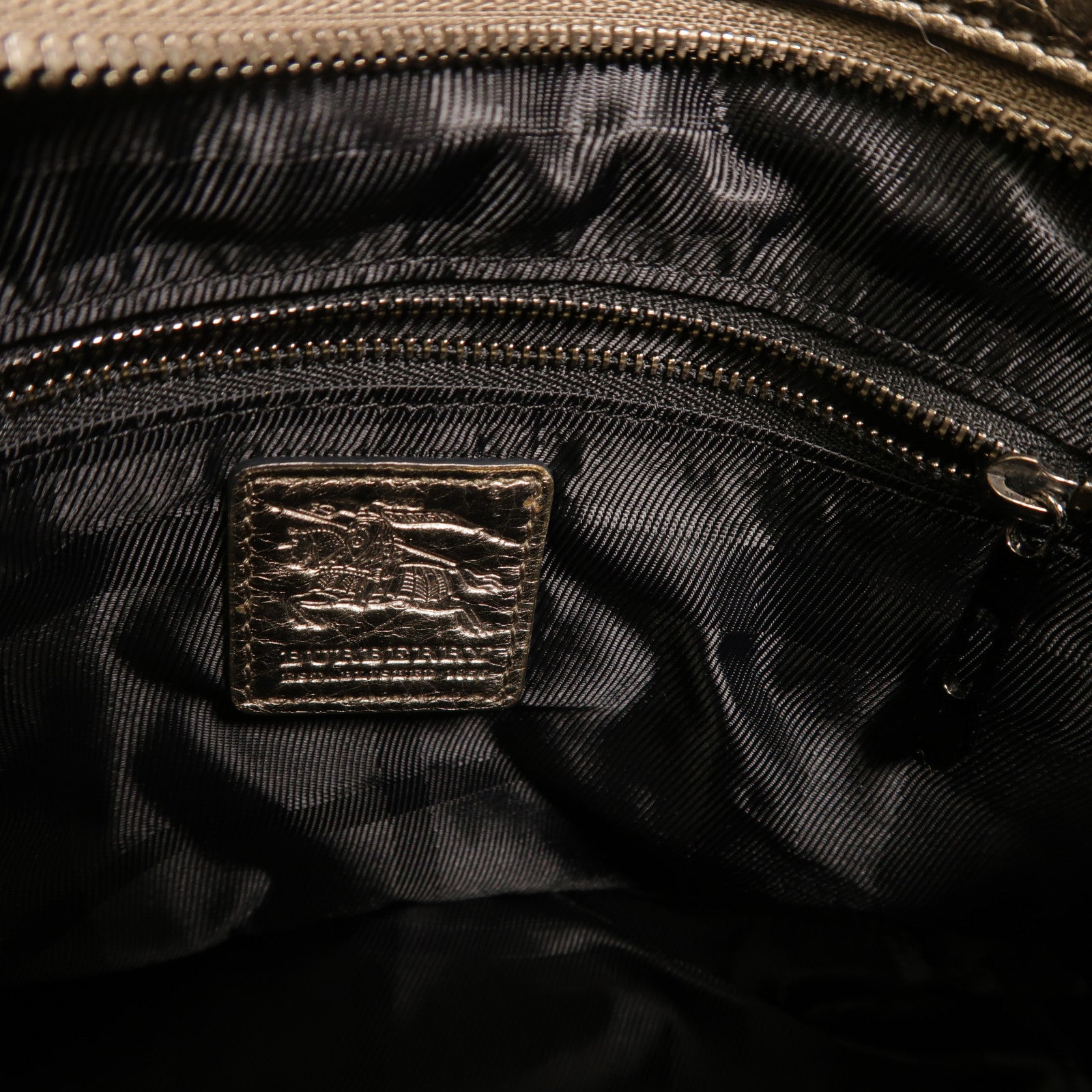 BURBERRY 帆布Beat Check Lowry Tote手挽肩背兩用袋