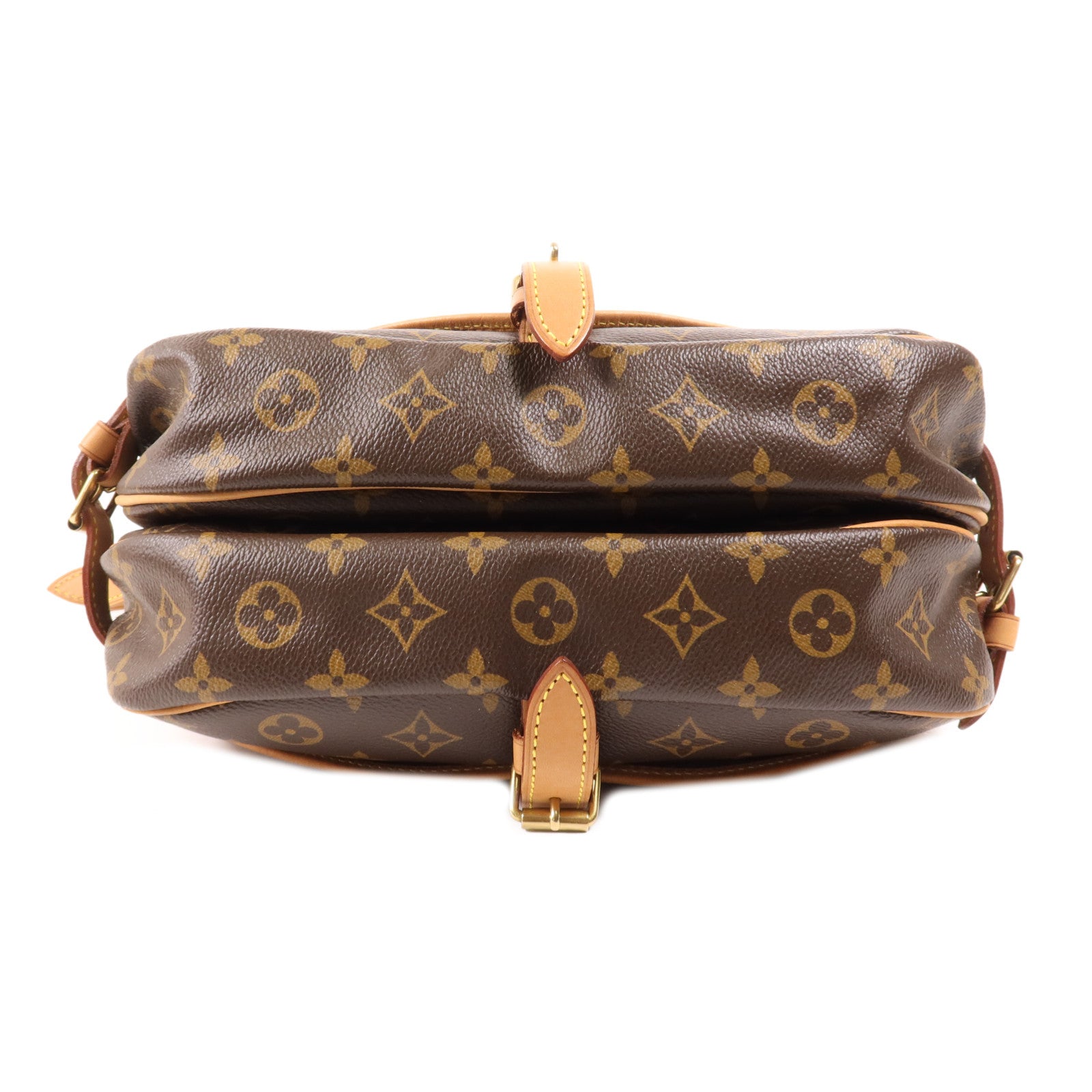 LOUIS VUITTON Monogram Saumur 30金扣肩背袋