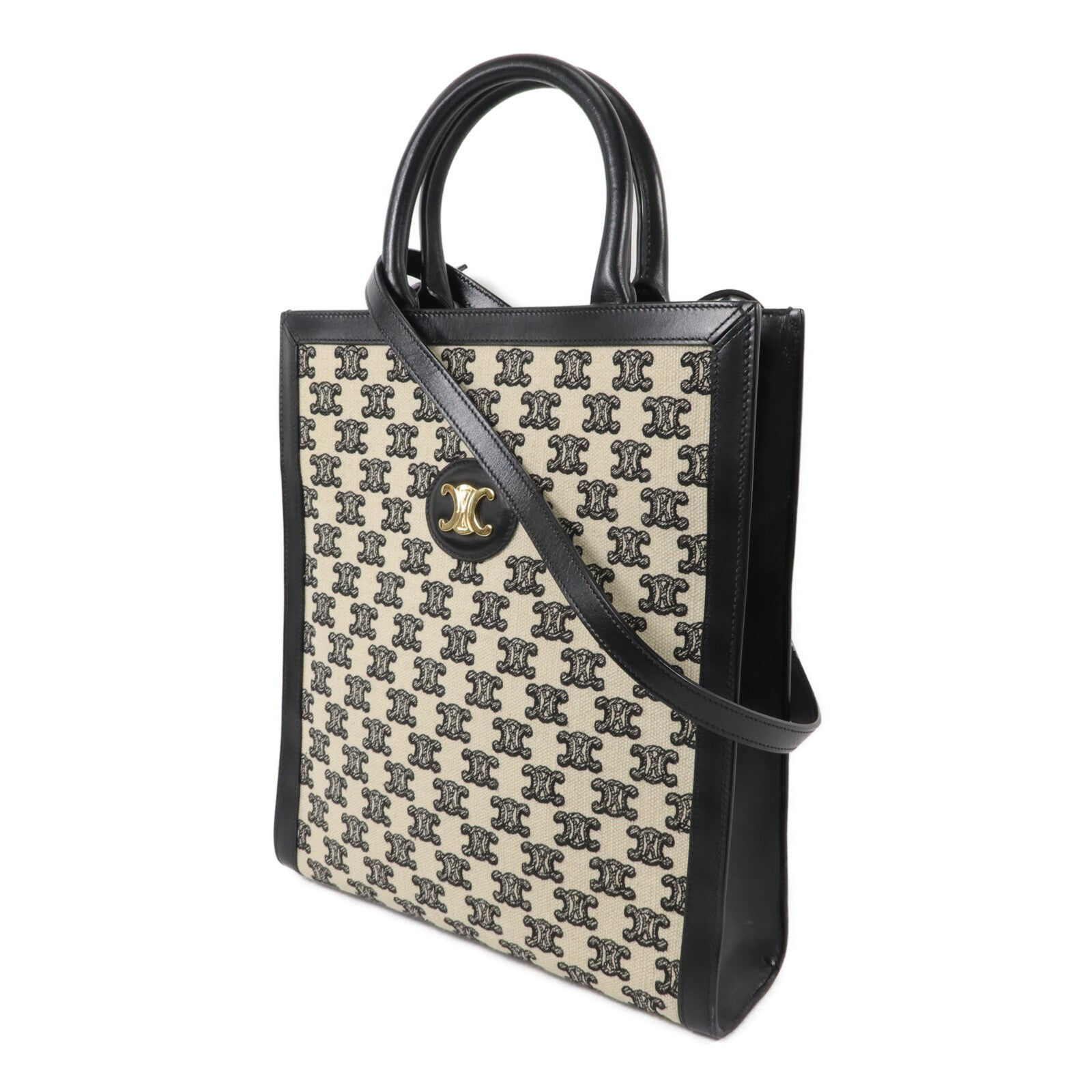 CELINE 帆布Small Vertical Cabas手挽肩背兩用袋