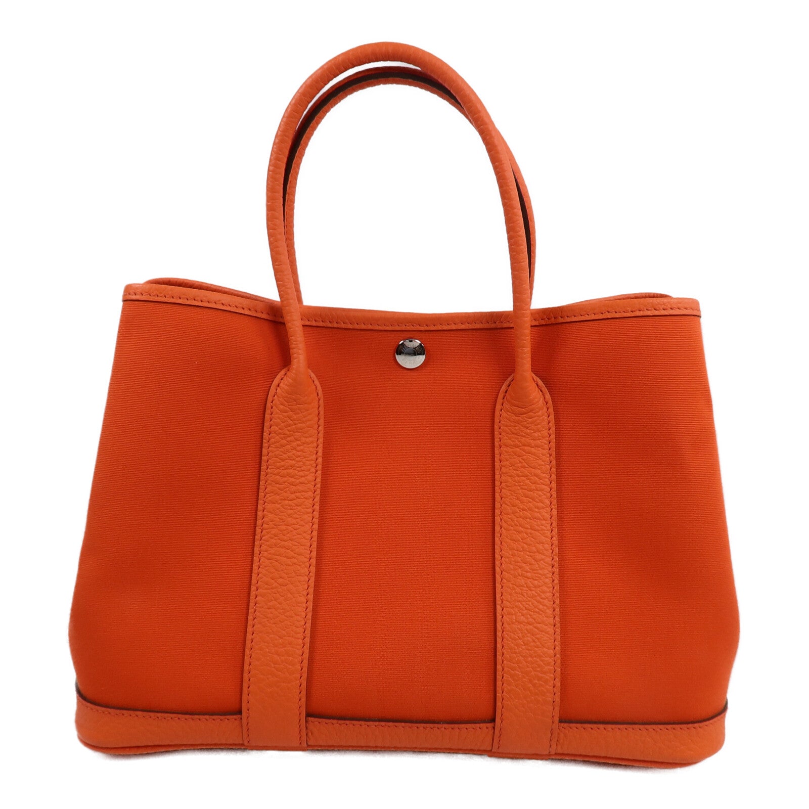 HERMES 帆布/Negonda皮革Garden Party TPM手挽袋