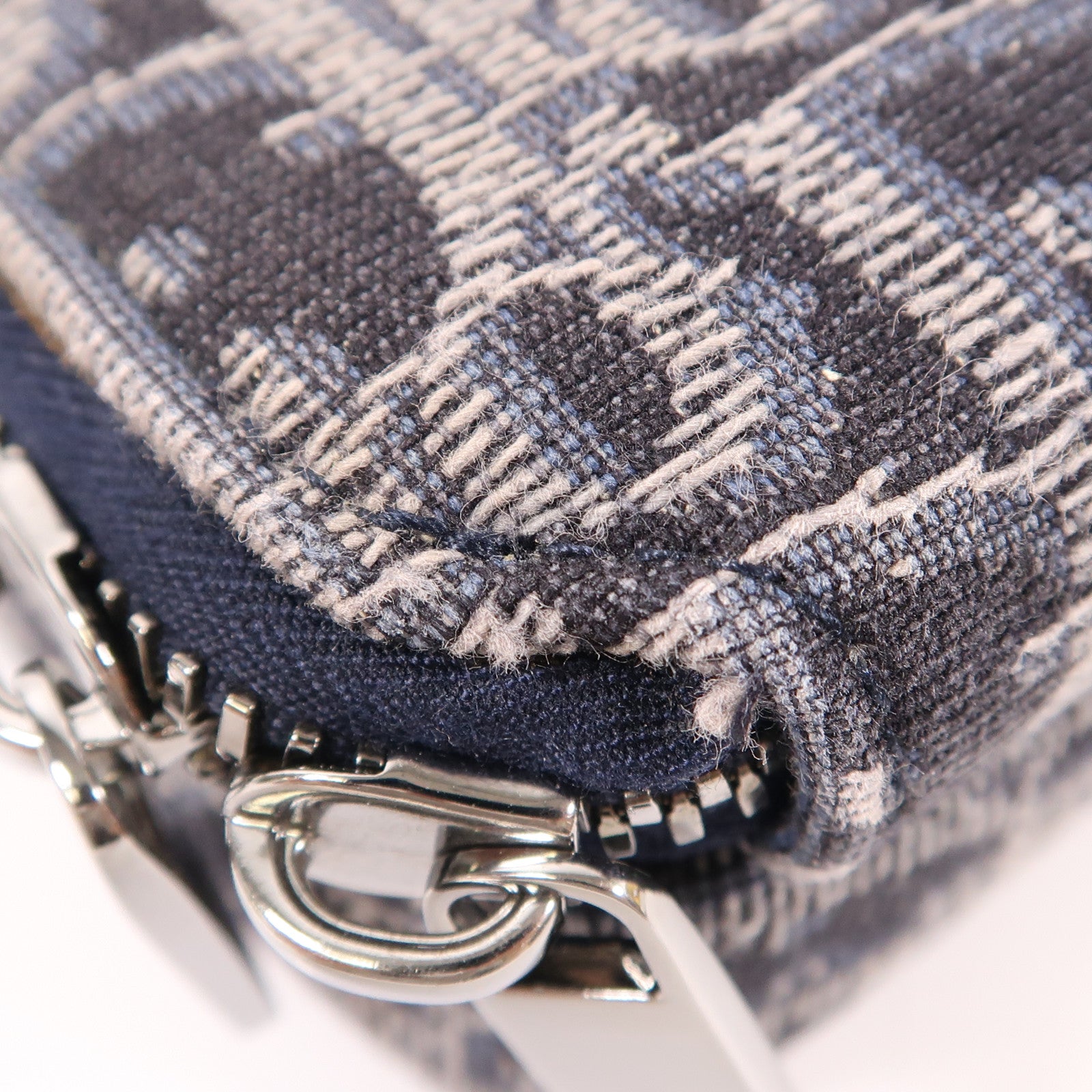 Dior 帆布Shoulder Bag銀扣肩背袋