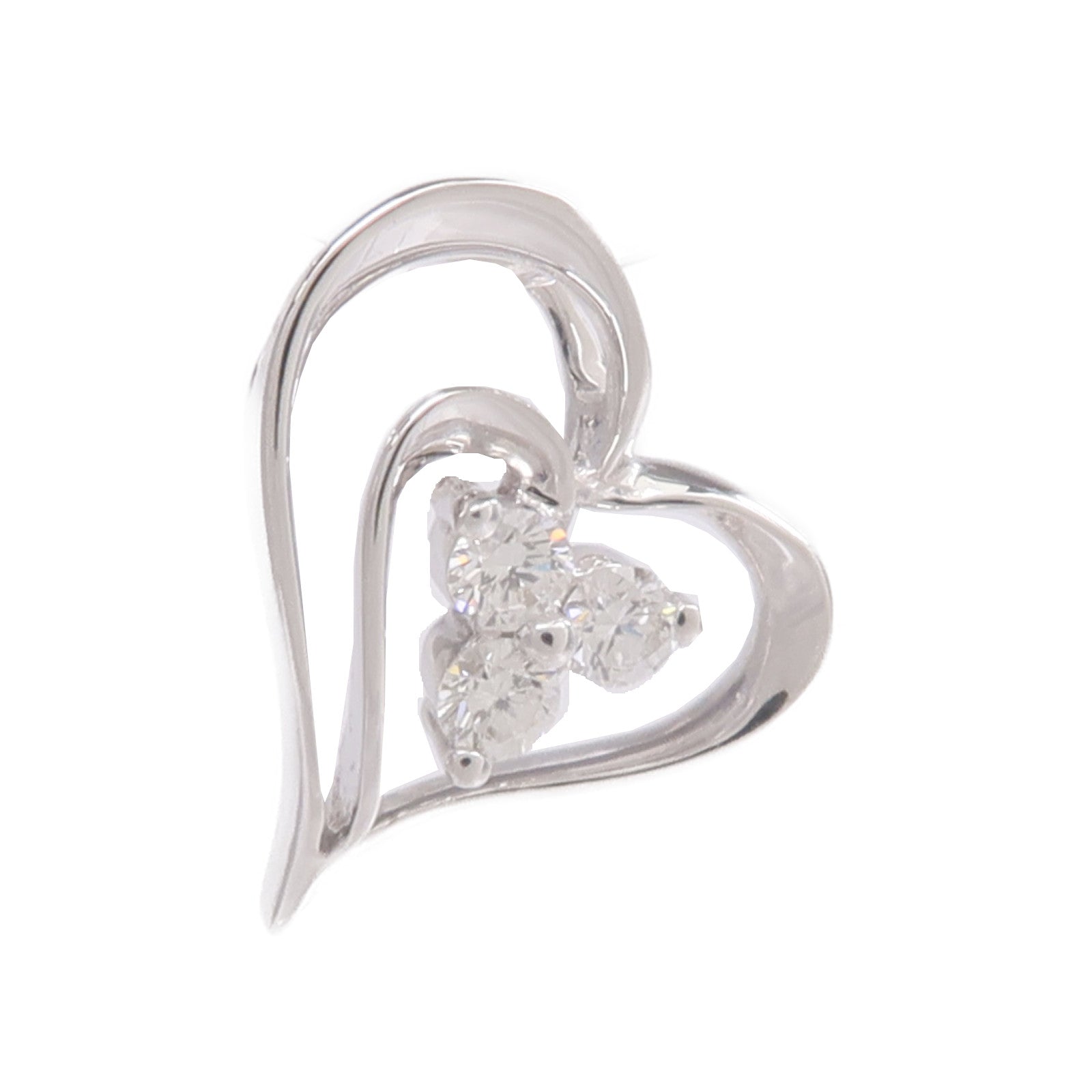 JEWELRY 18K白金Pendant Top鑽石吊墜
