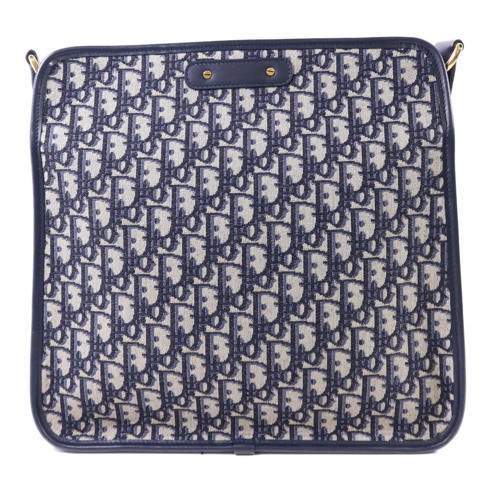 Dior 帆布Shoulder Bag金扣肩背袋