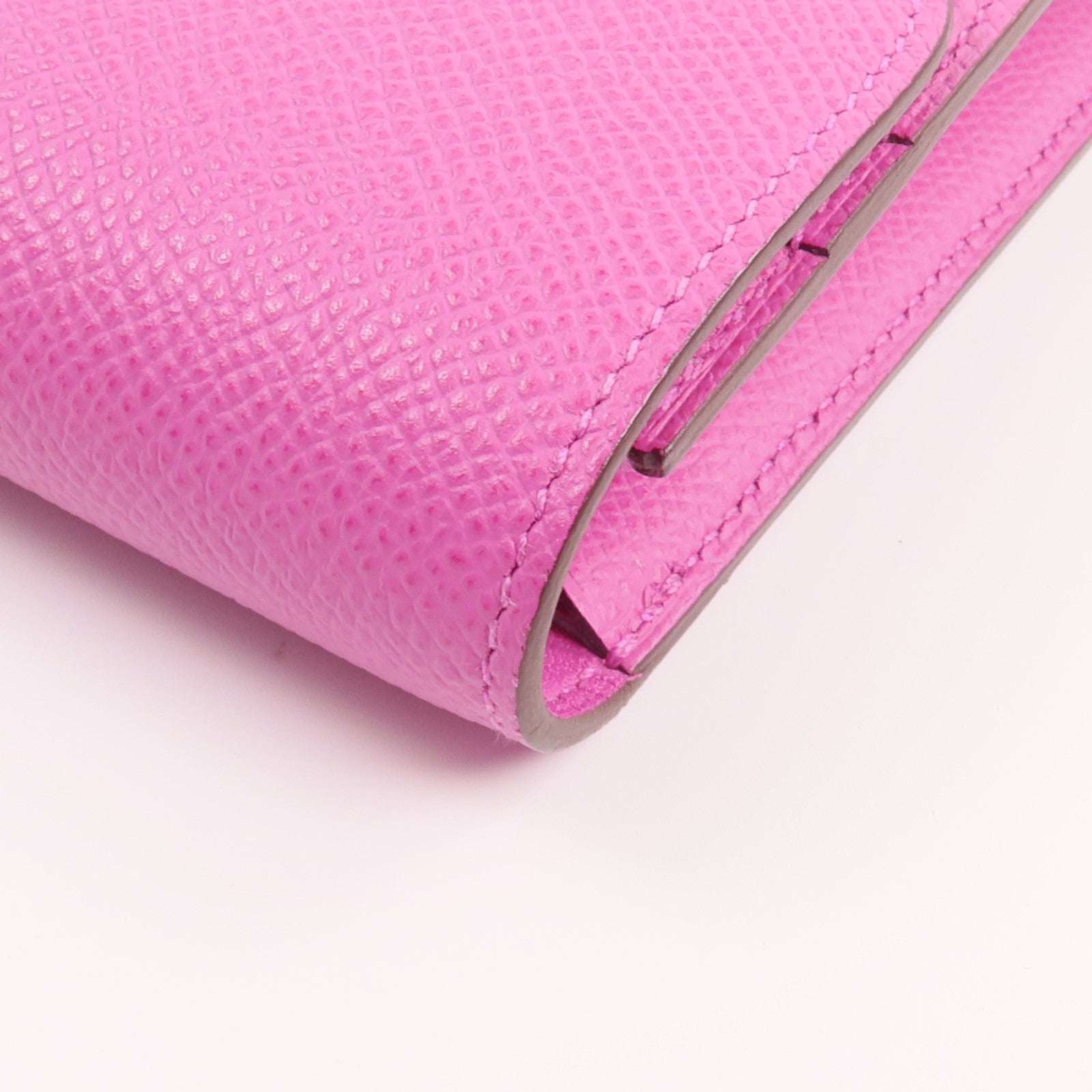 HERMES 【激減優惠】Epsom皮革Constance Slim Wallet錢包Magnolia