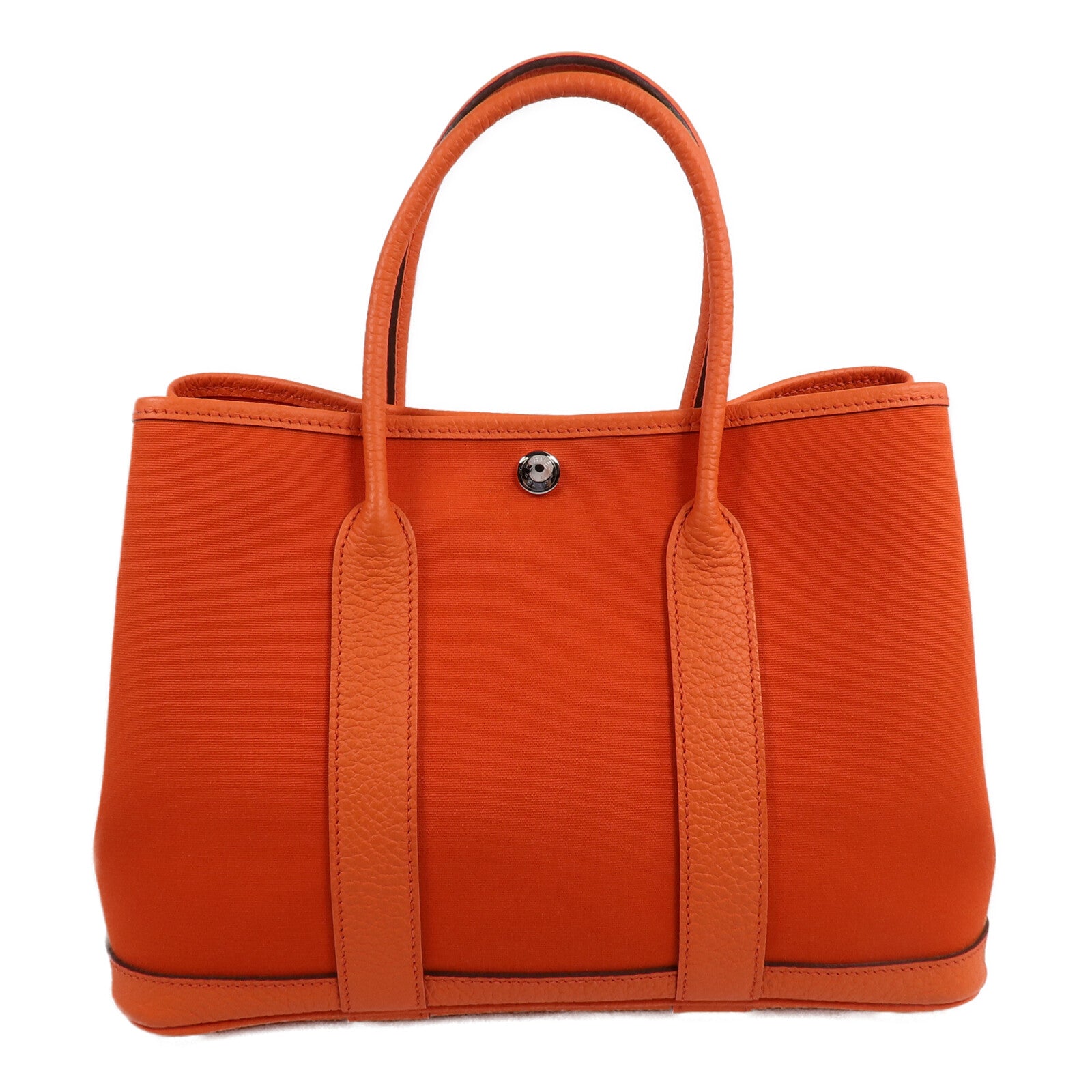 HERMES 帆布/Negonda皮革Garden Party TPM手挽袋